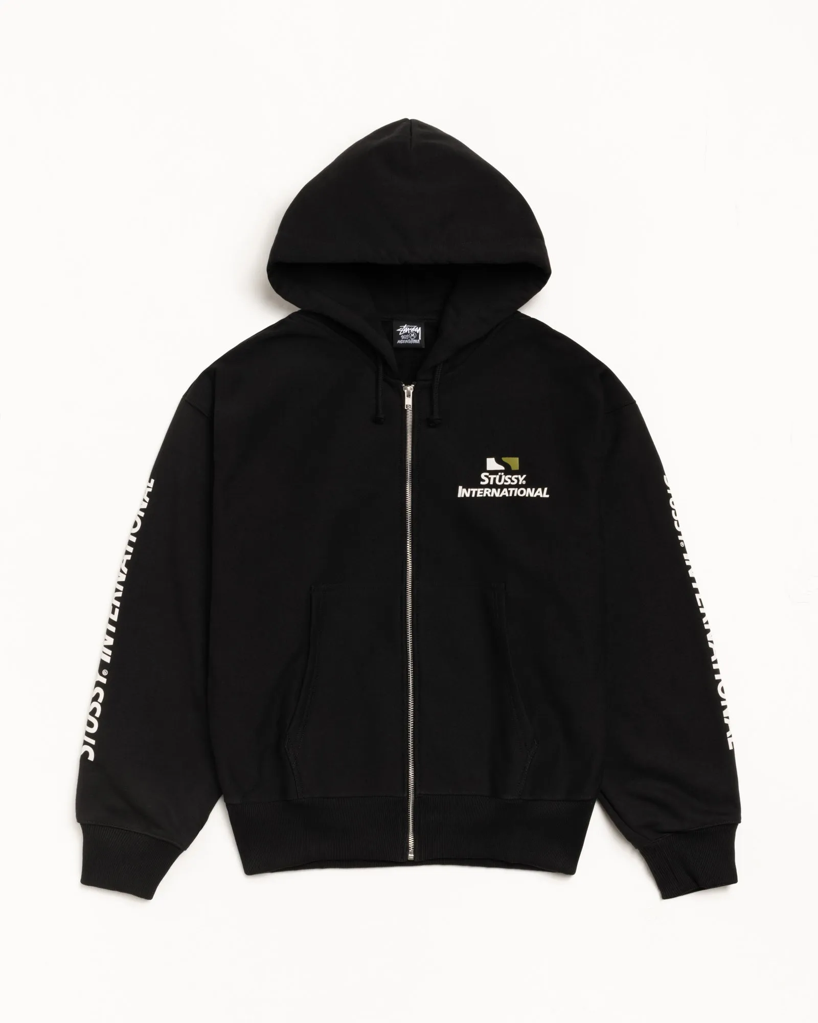 STÜSSY INTERNATIONAL ZIP HOODIE sold by Stussy