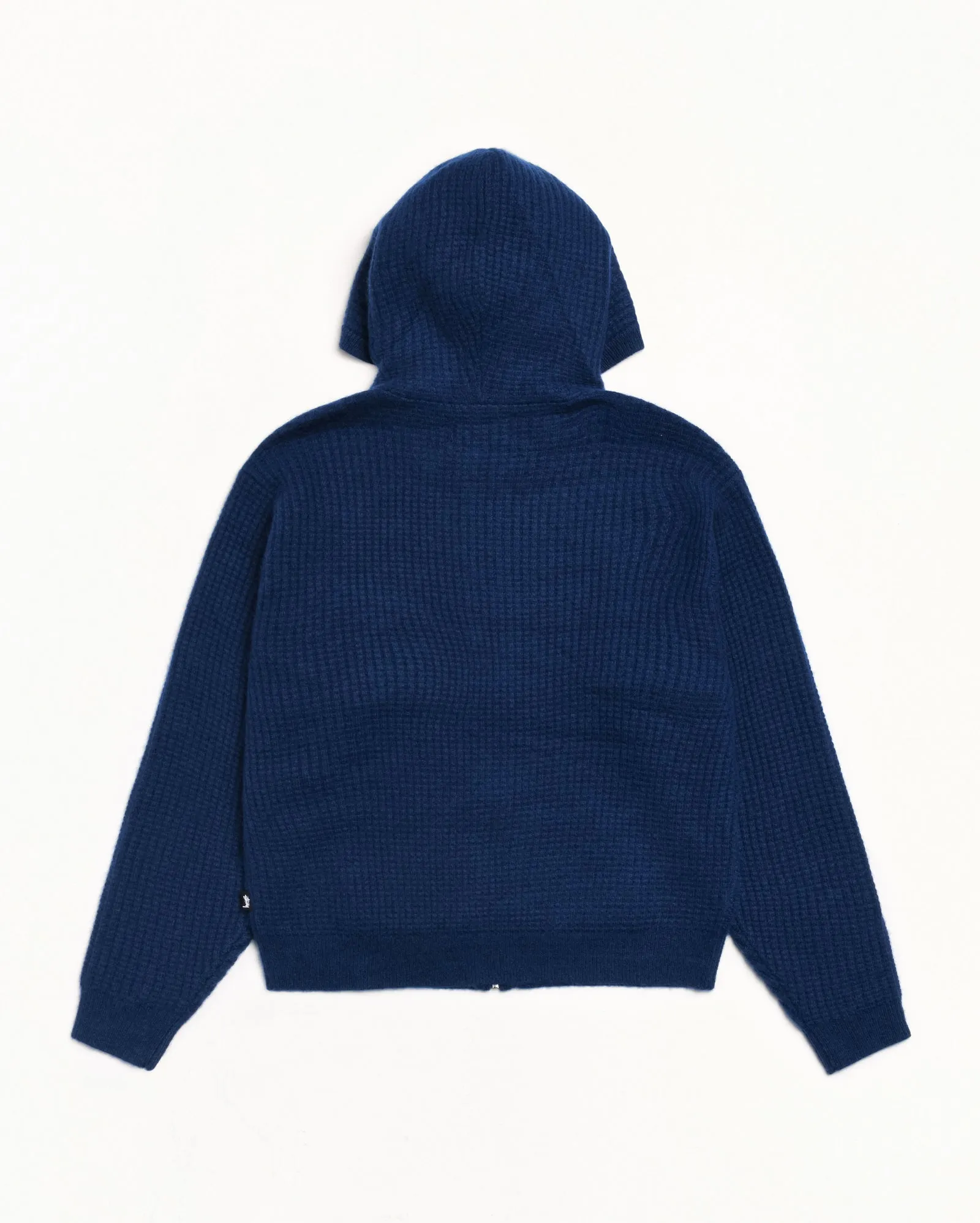 WAFFLE CASHMERE ZIP HOOD SWEATER sold by Stussy product image thumbnail 2