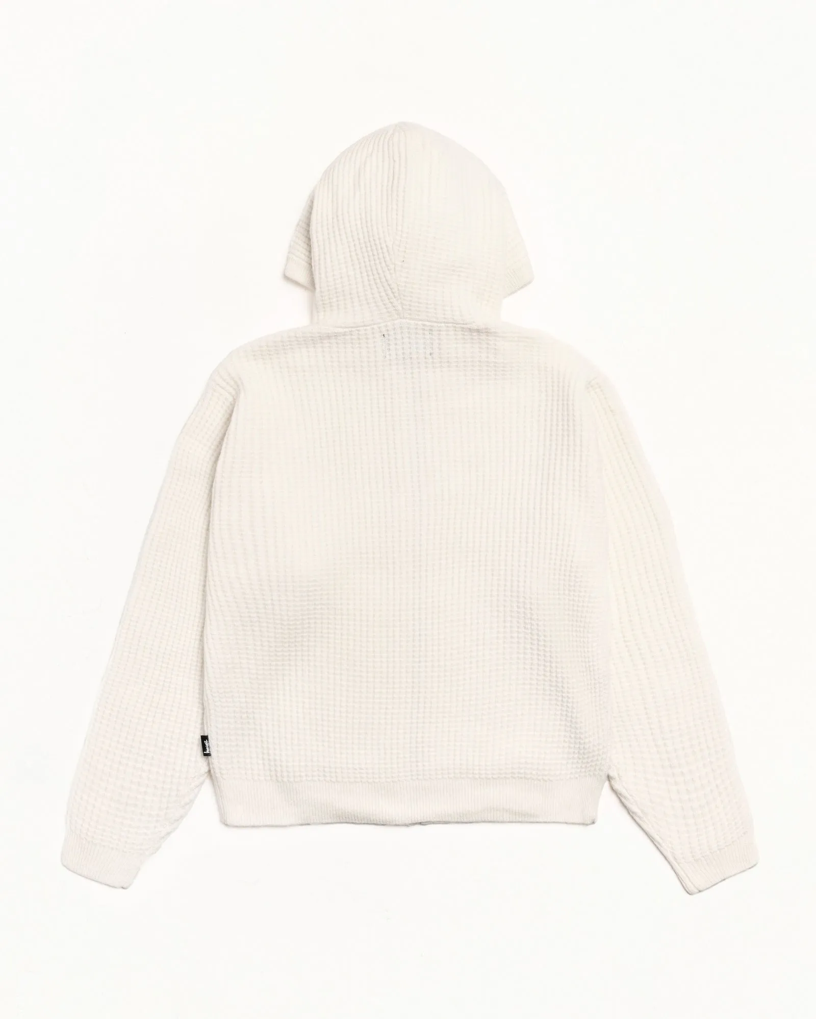 WAFFLE CASHMERE ZIP HOOD SWEATER sold by Stussy product image thumbnail 2