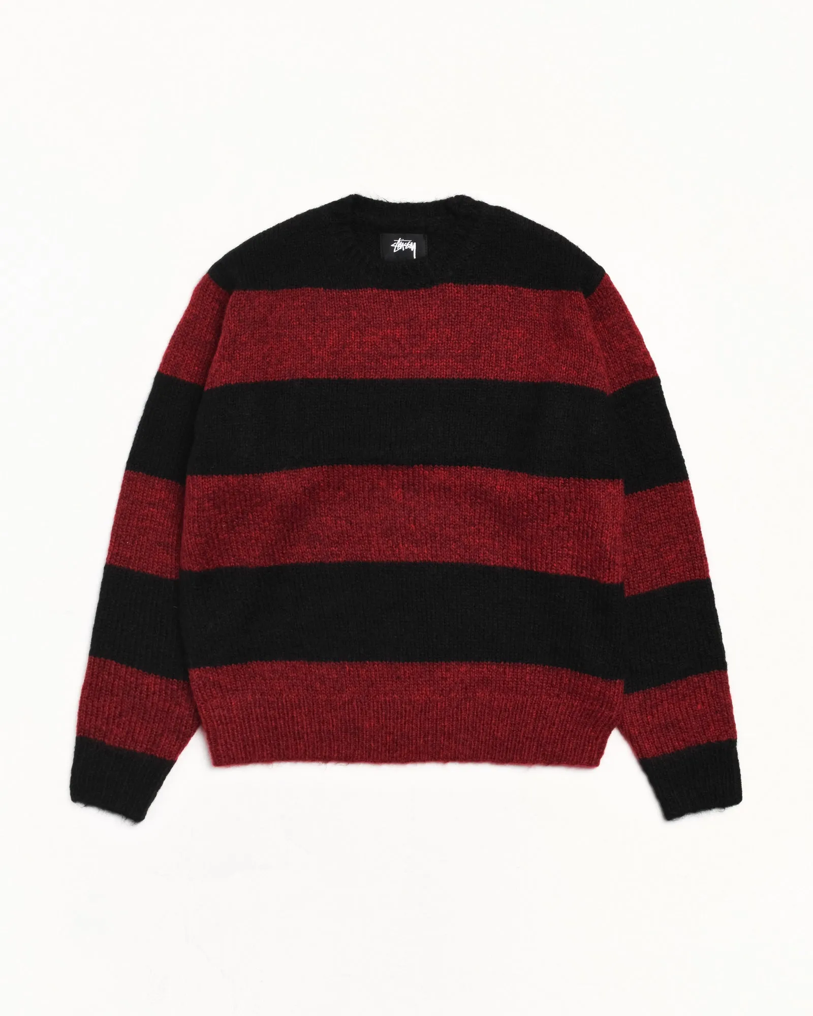 MOHAIR STRIPE SWEATER sold by Stussy