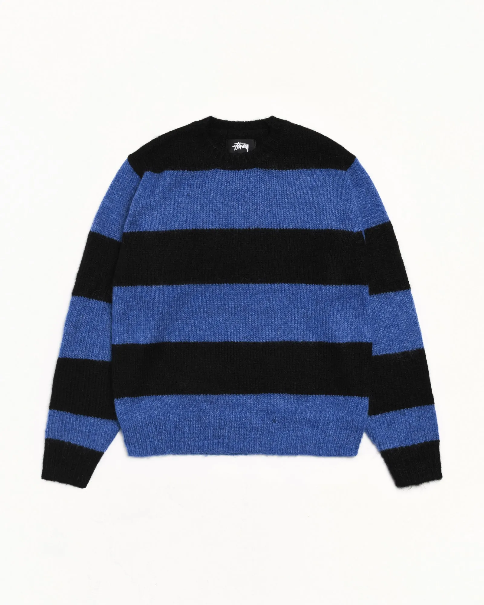 MOHAIR STRIPE SWEATER sold by Stussy