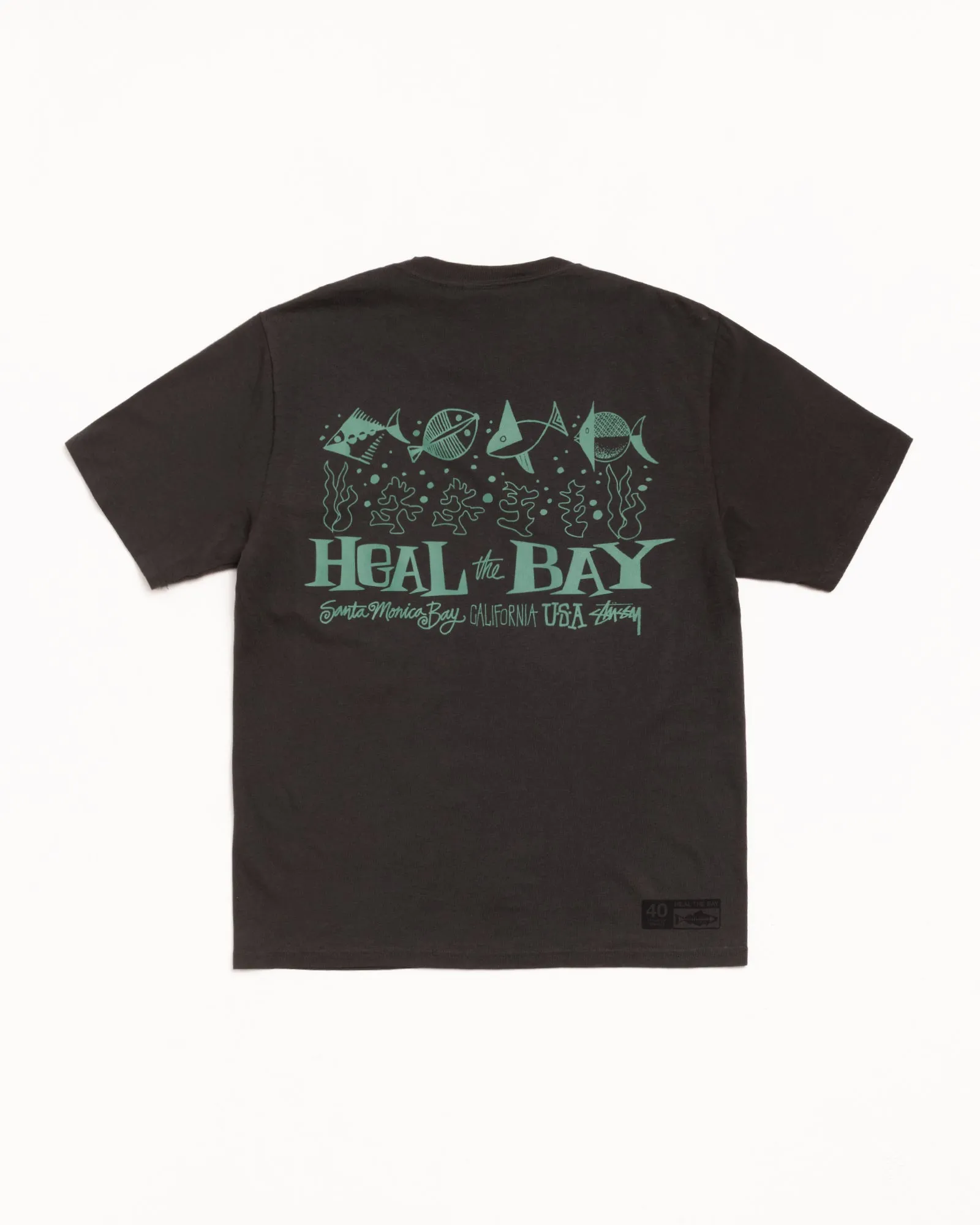 HEAL THE BAY 40 TEE PIGMENT DYED sold by Stussy product image thumbnail 2