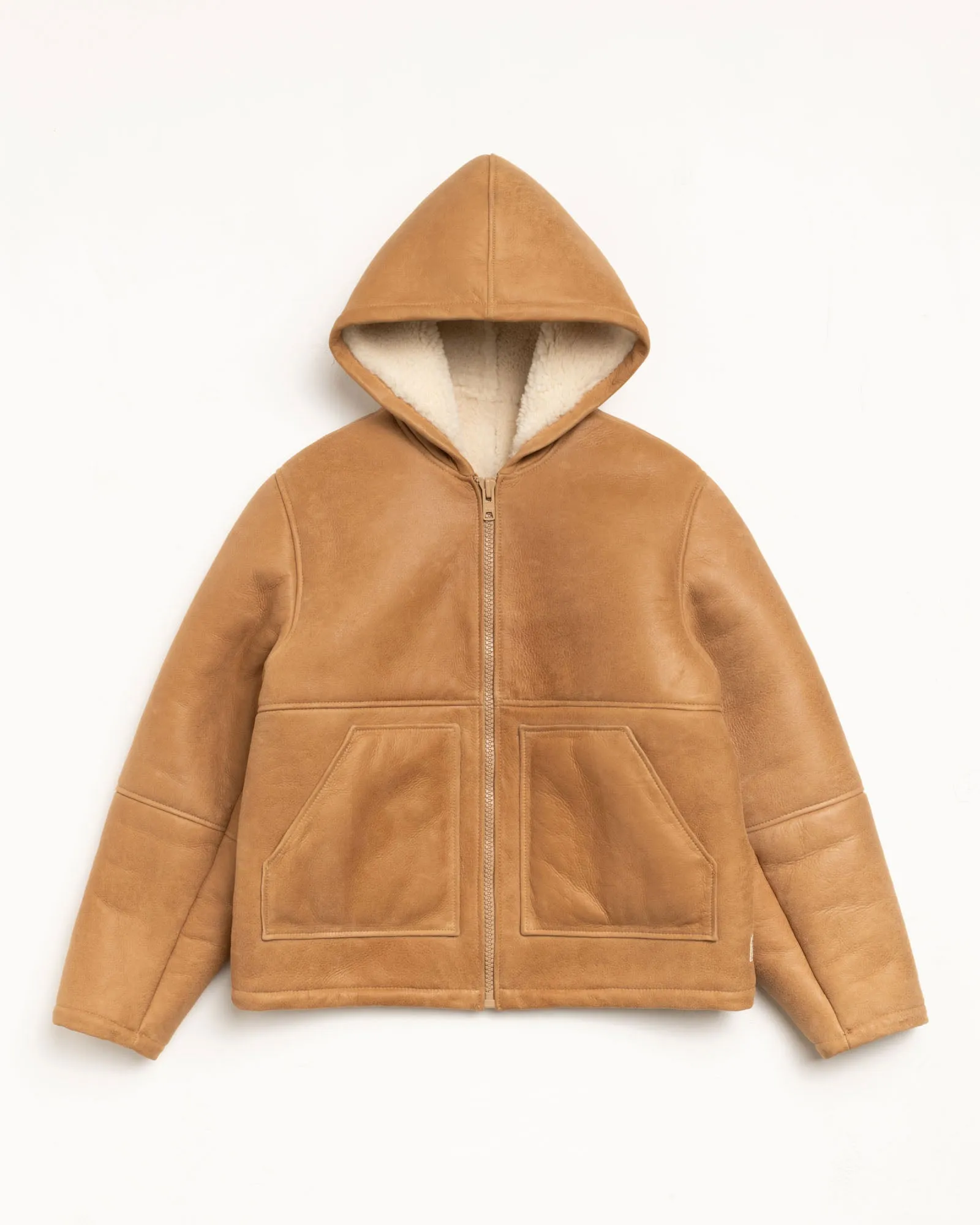 SHEARLING HOODED JACKET sold by Stussy product image thumbnail 5