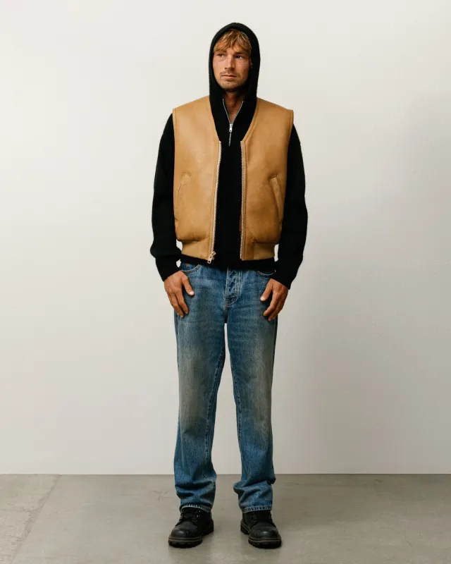 SHEARLING VEST made by Stussy