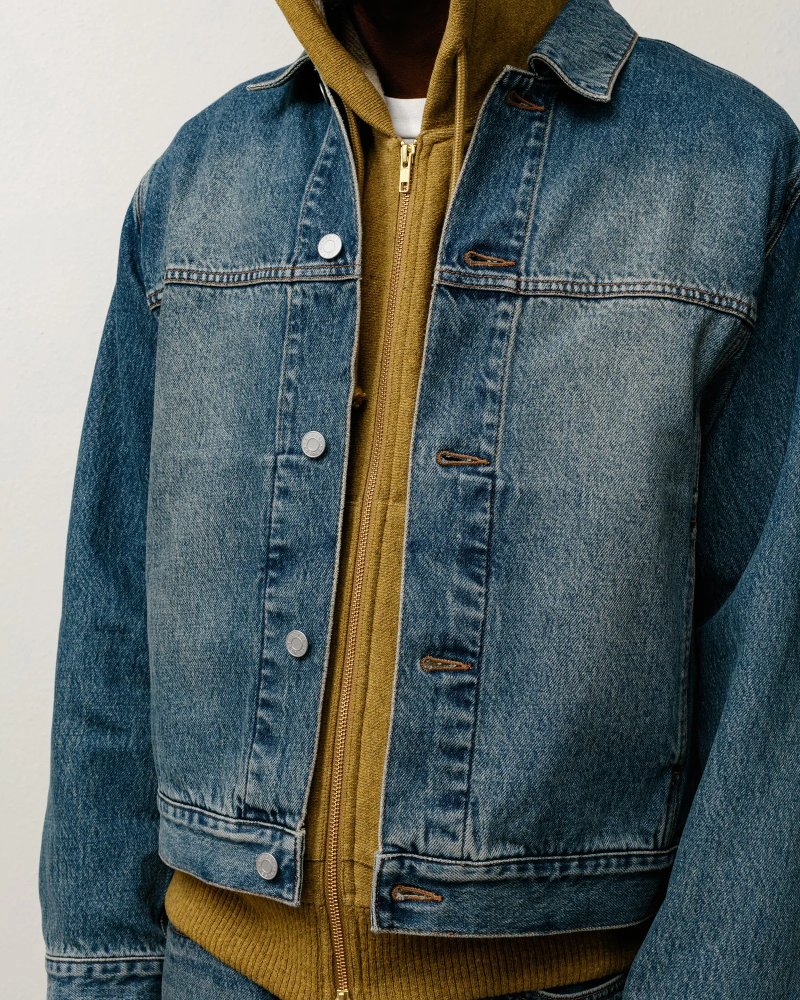 TRUCKER JACKET DENIM sold by Stussy product image thumbnail 3