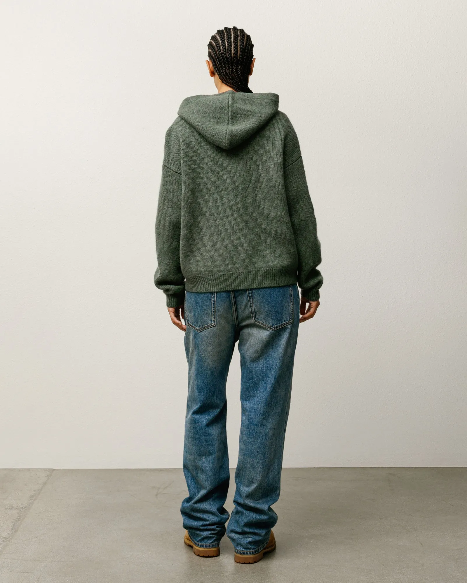 QUARTER ZIP KNIT HOODIE sold by Stussy product image thumbnail 5