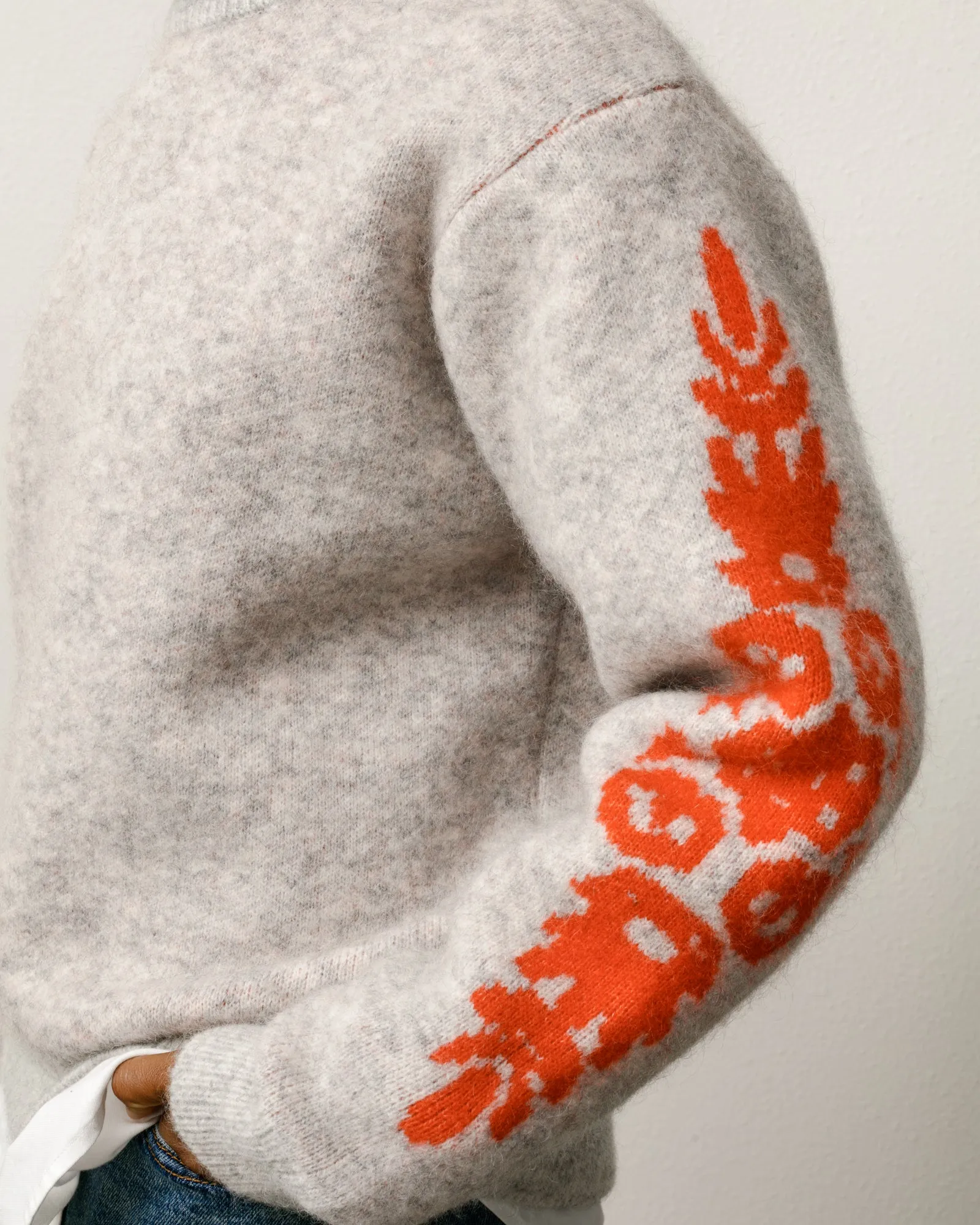MOHAIR FLOWER SWEATER sold by Stussy product image thumbnail 5