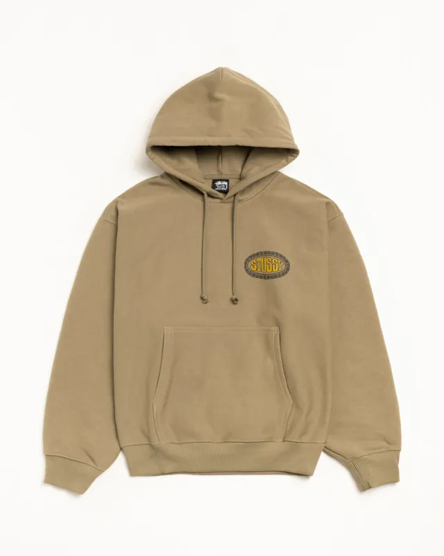 TILE OVAL HOODIE sold by Stussy