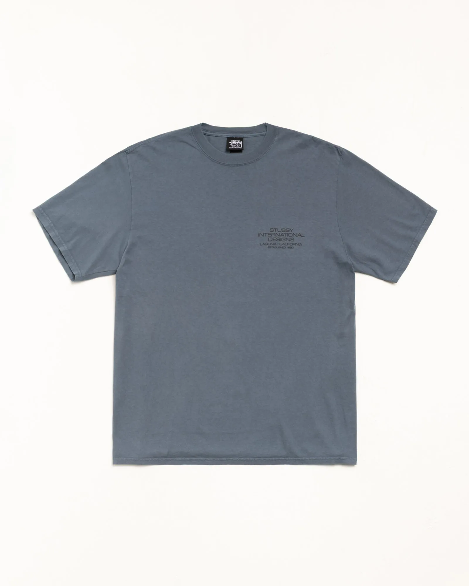 INTERNATIONAL DESIGNS TEE PIGMENT DYED sold by Stussy