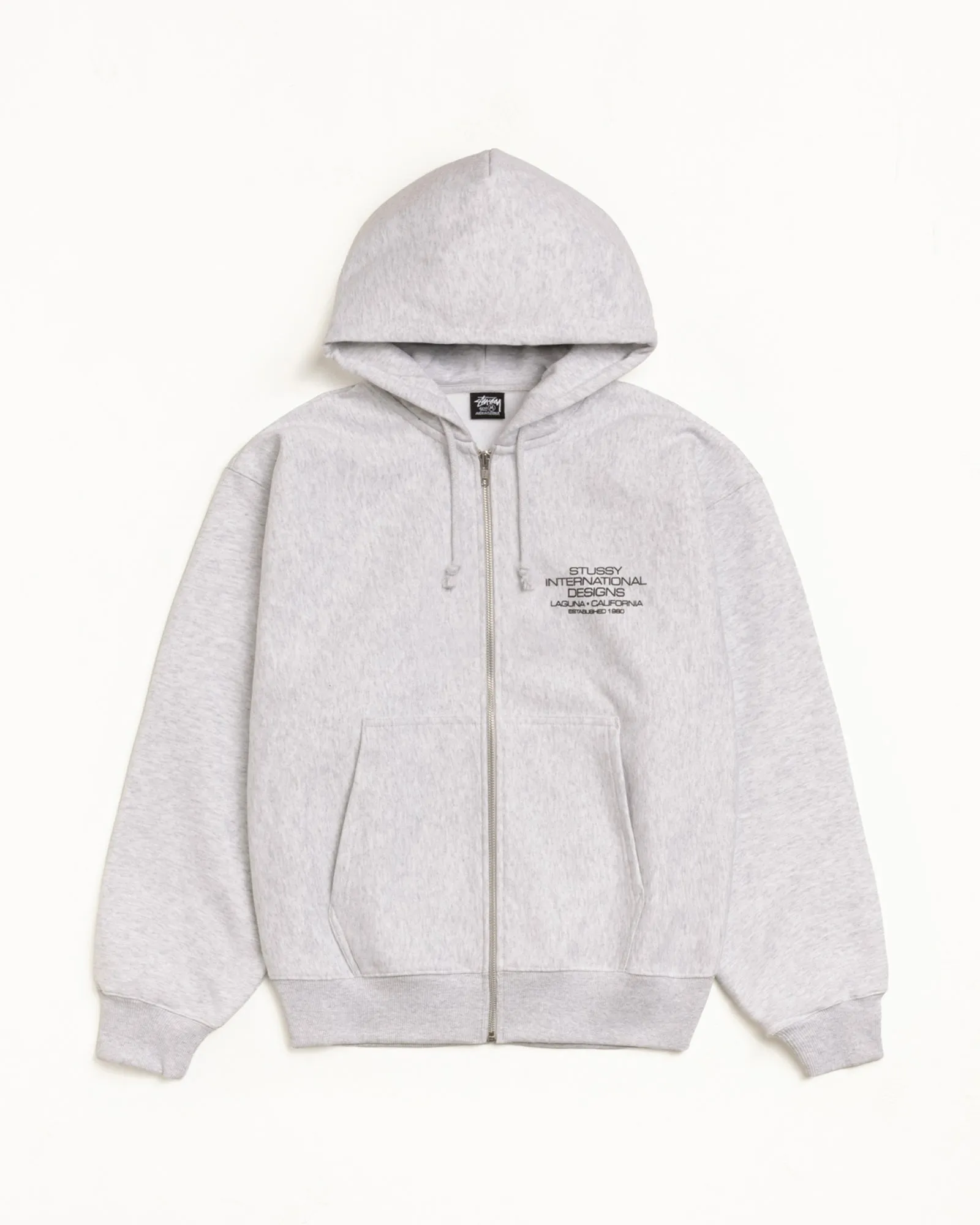 INTERNATIONAL DESIGNS ZIP HOODIE sold by Stussy