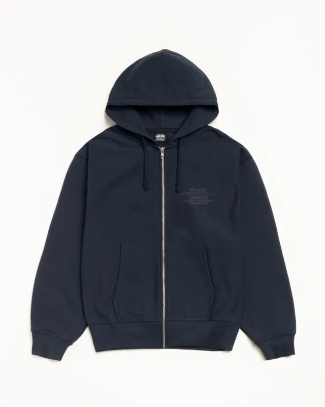 INTERNATIONAL DESIGNS ZIP HOODIE sold by Stussy