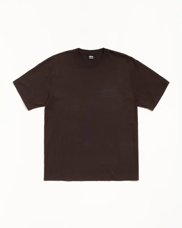 INTERNATIONAL DESIGN TEE PIGMENT DYED sold by Stussy