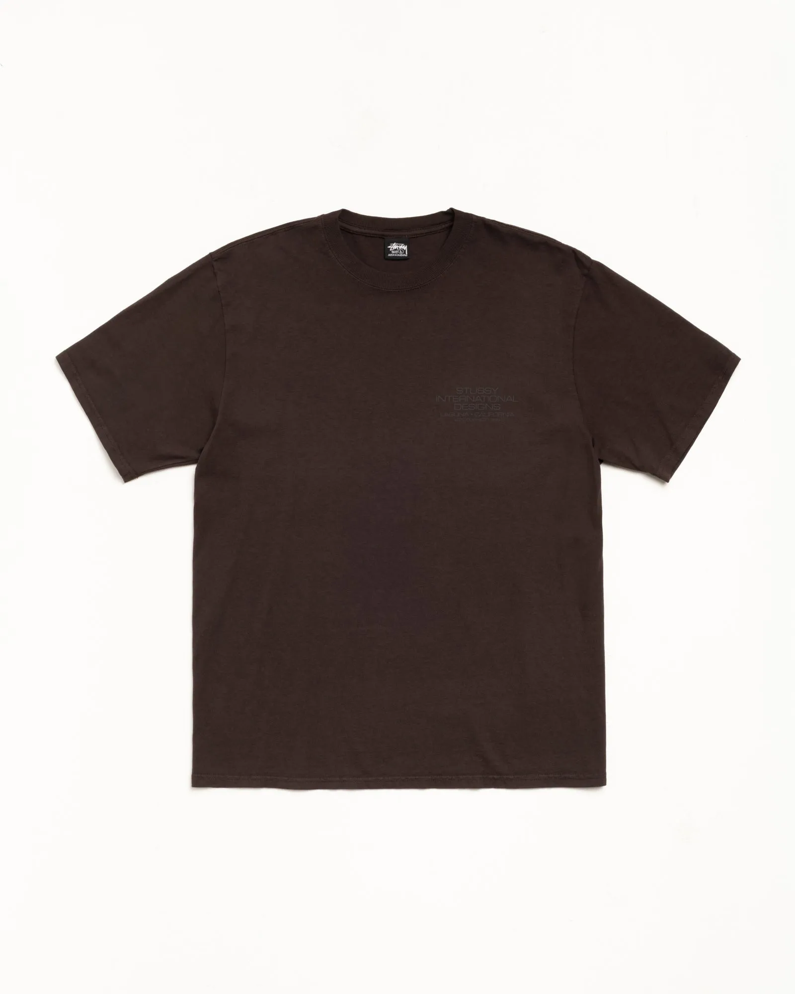 INTERNATIONAL DESIGNS TEE PIGMENT DYED sold by Stussy