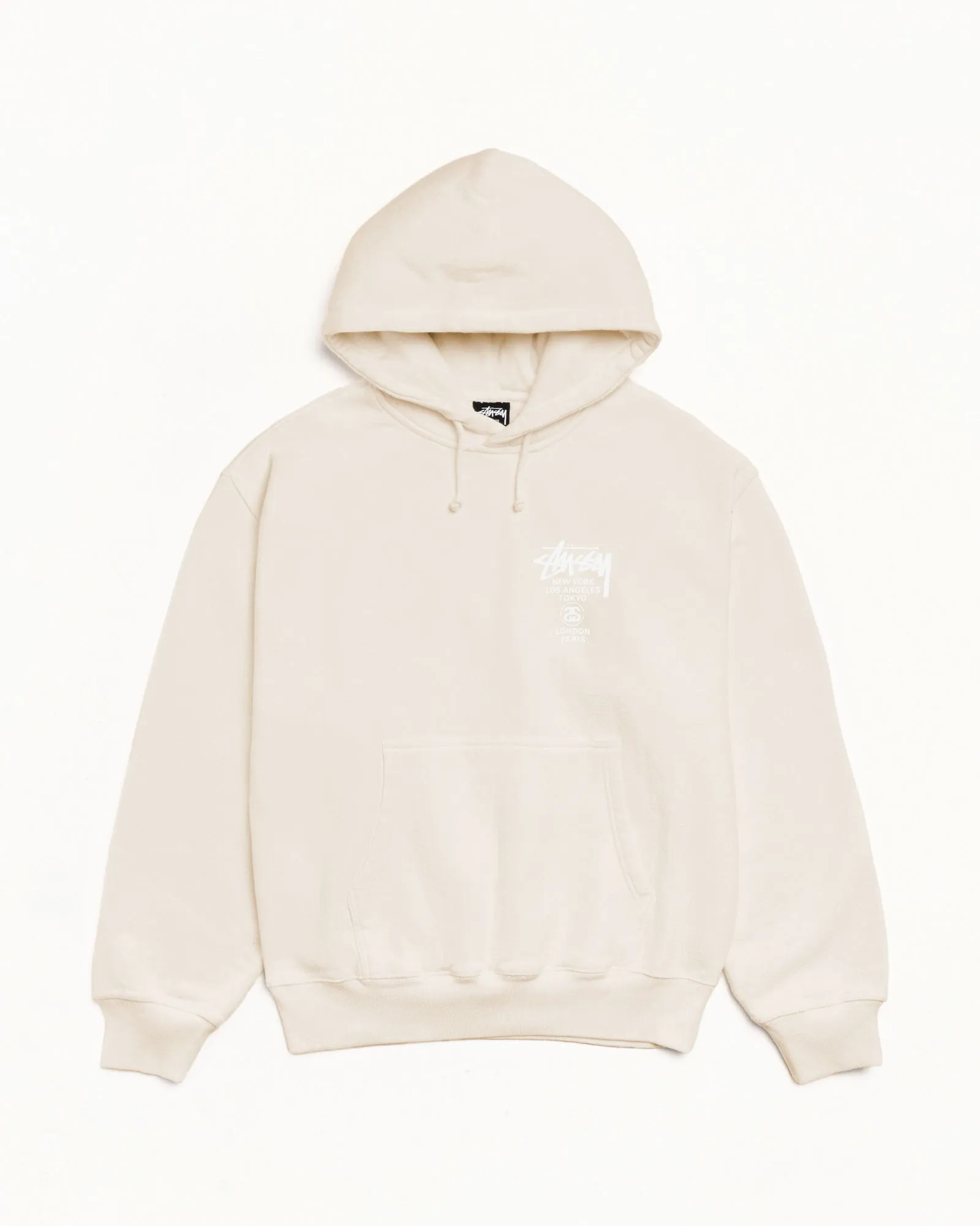 WORLD TOUR HOODIE PIGMENT DYED sold by Stussy