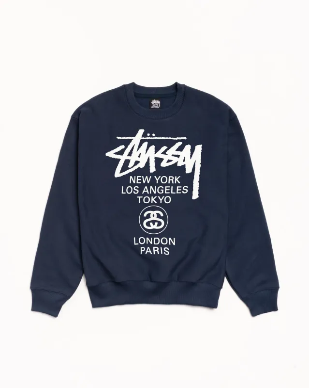 WORLD TOUR CREW sold by Stussy