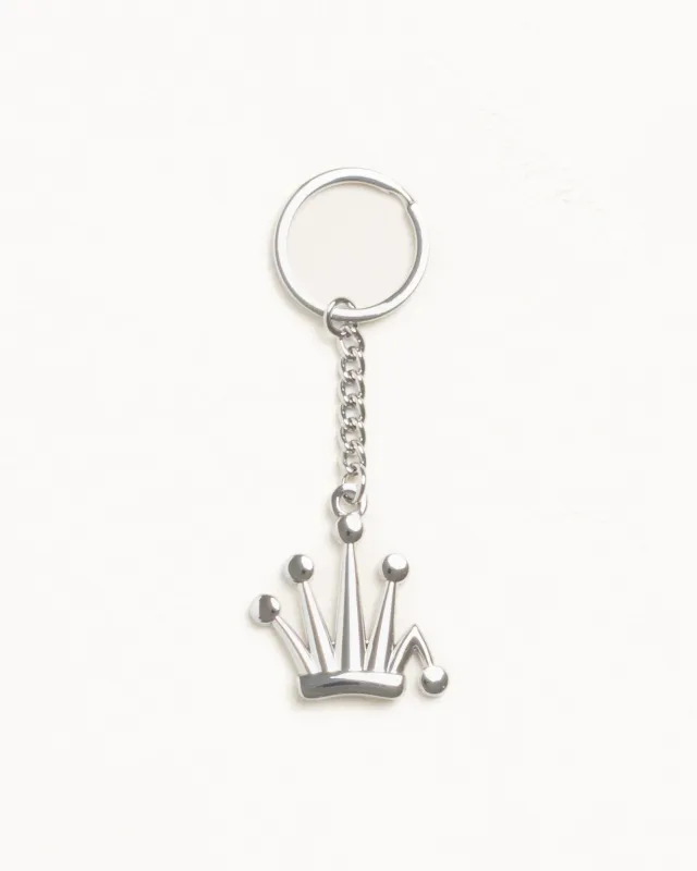 METAL BENT CROWN KEYCHAIN sold by Stussy