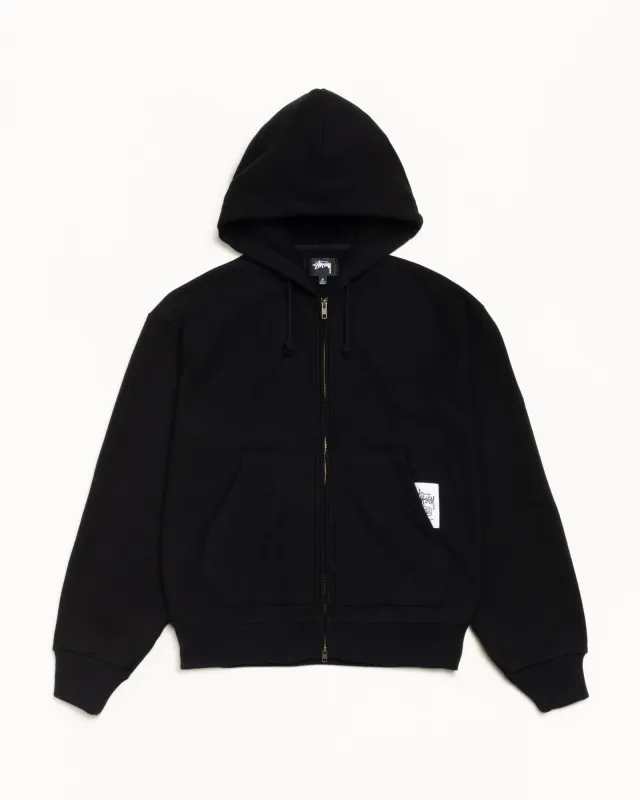 PATCH ZIP KNIT HOODIE sold by Stussy