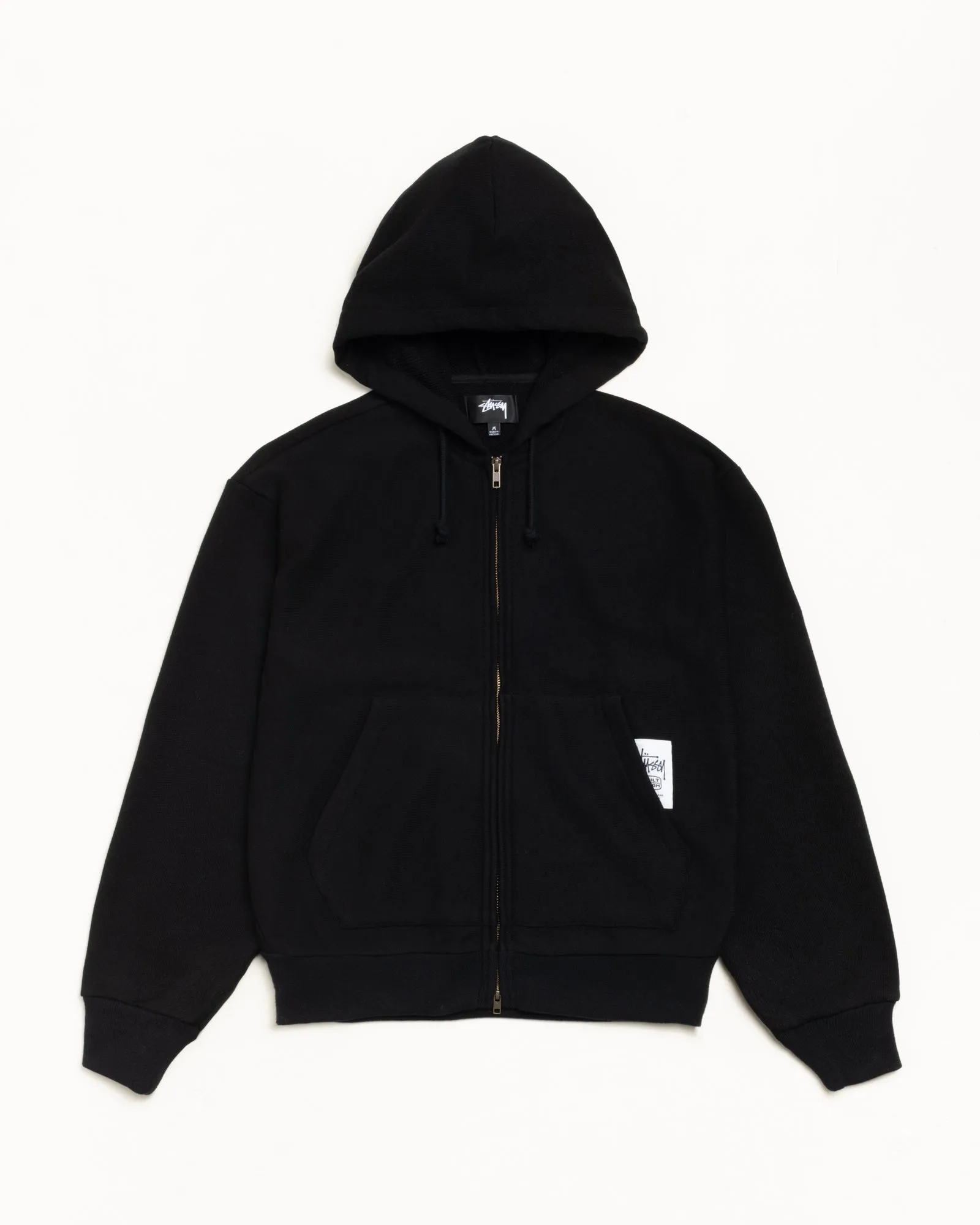 PATCH ZIP KNIT HOODIE sold by Stussy