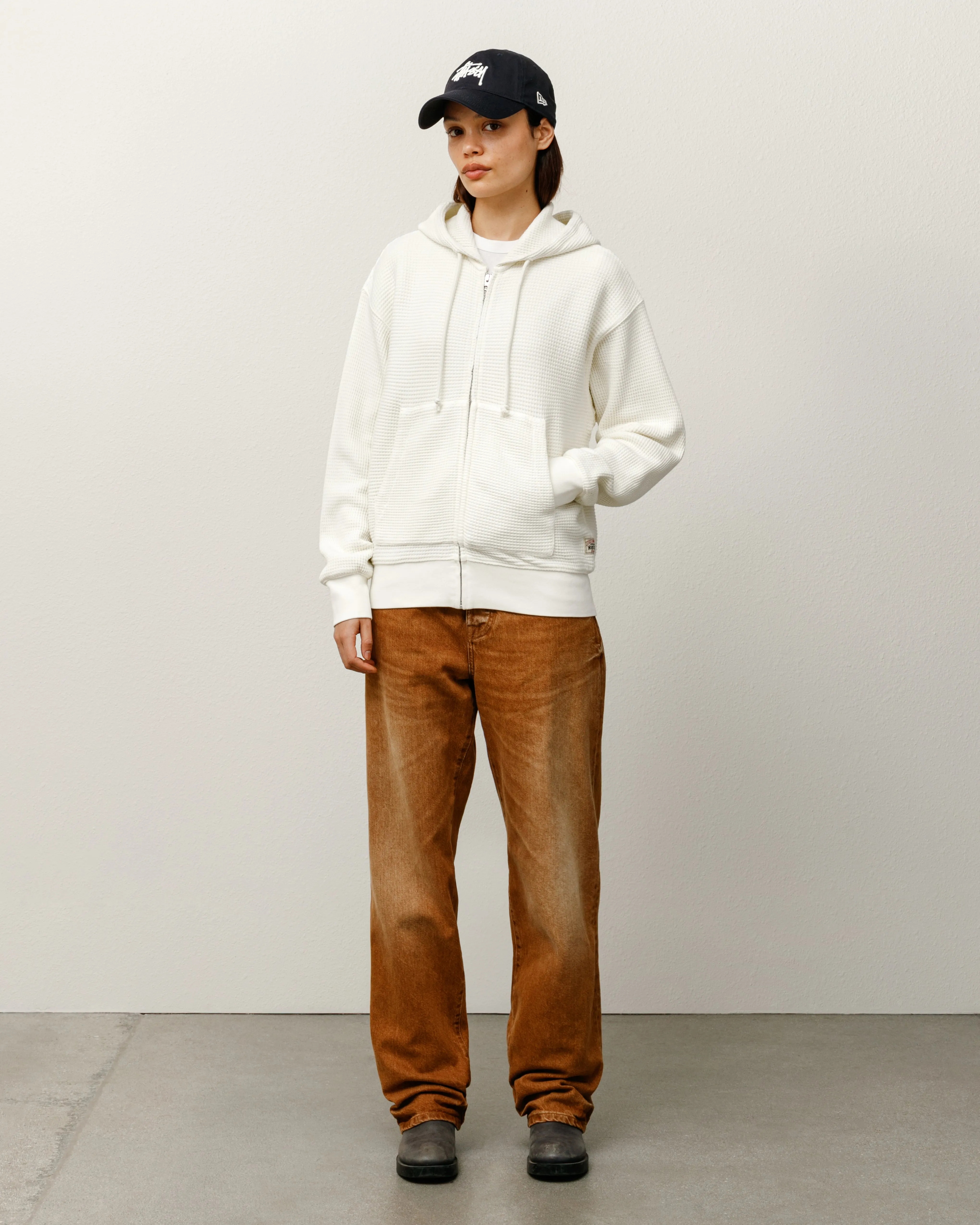 DOUBLE LAYER WAFFLE ZIP HOODIE sold by Stussy product image thumbnail 4