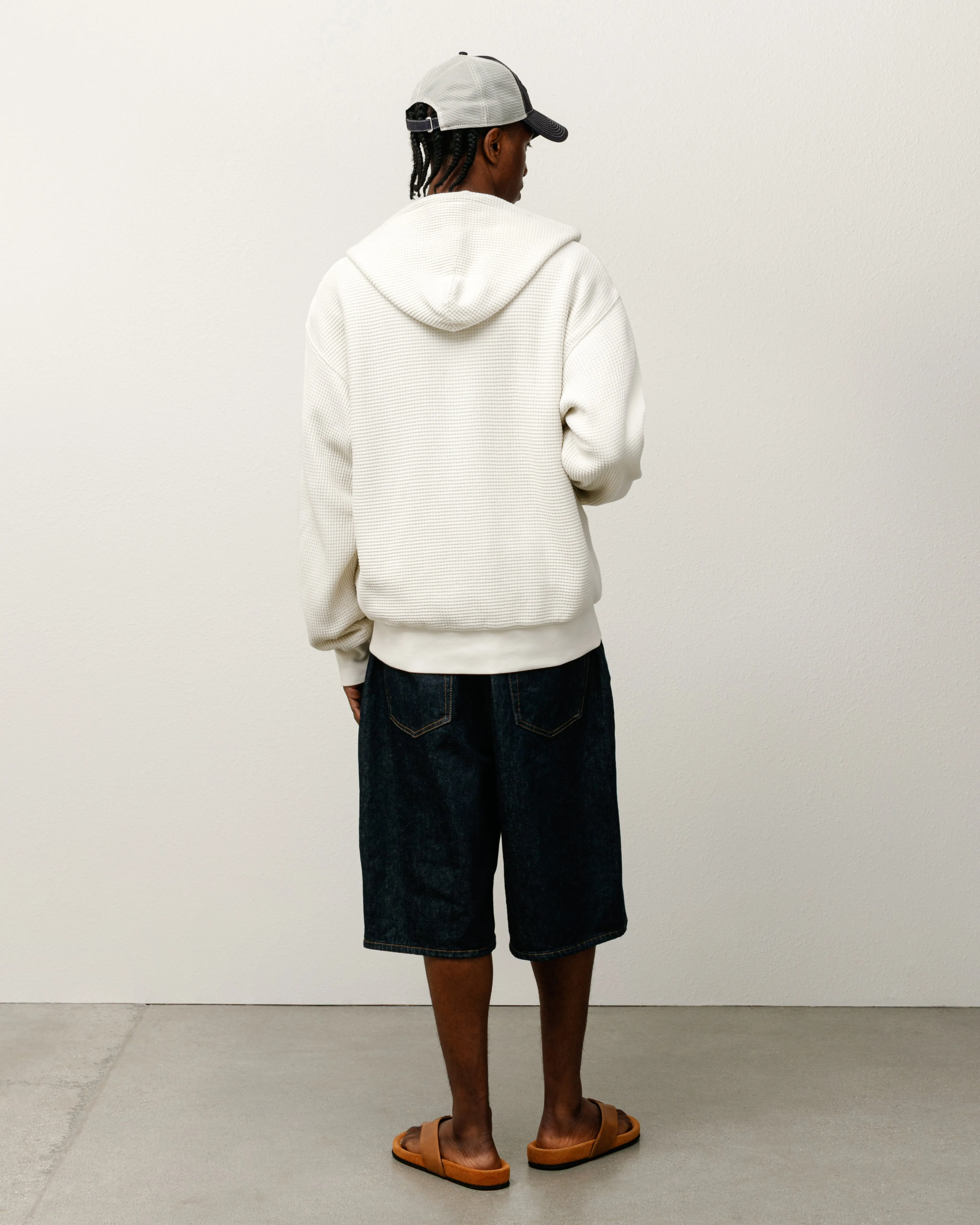 DOUBLE LAYER WAFFLE ZIP HOODIE sold by Stussy product image thumbnail 3