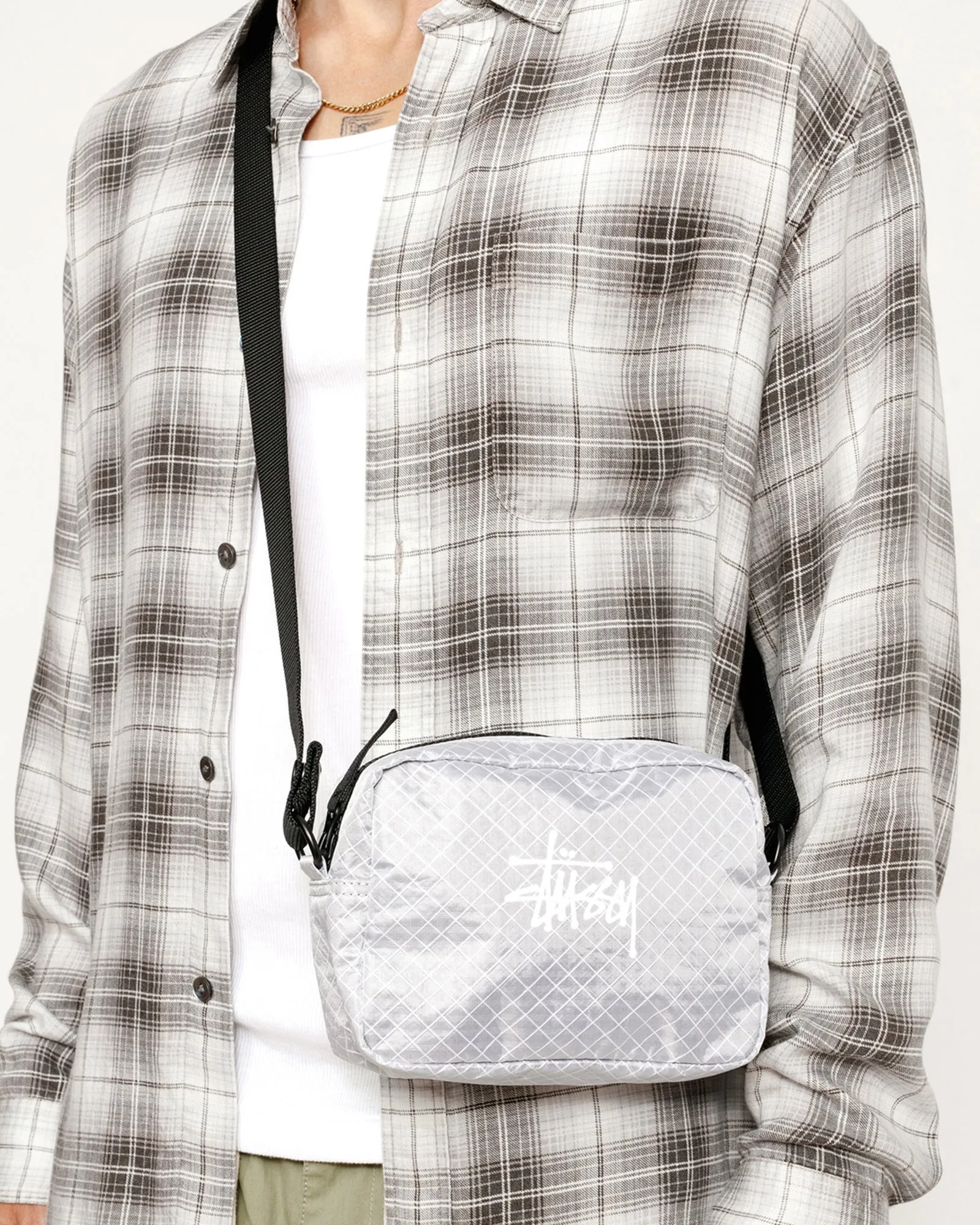 RIPSTOP OVERLAY SIDE POUCH sold by Stussy product image thumbnail 3