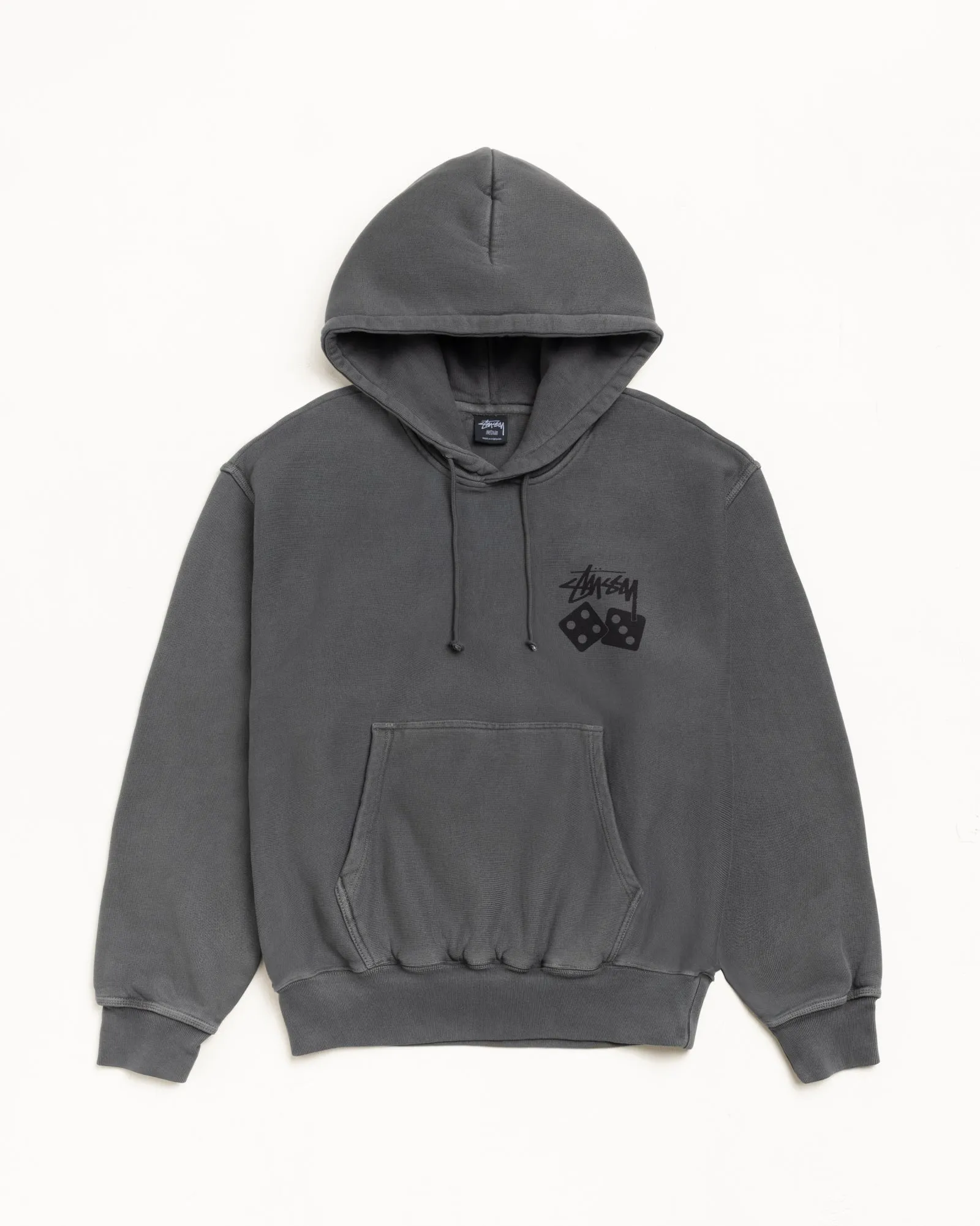 DICE HOODIE PIGMENT DYED sold by Stussy