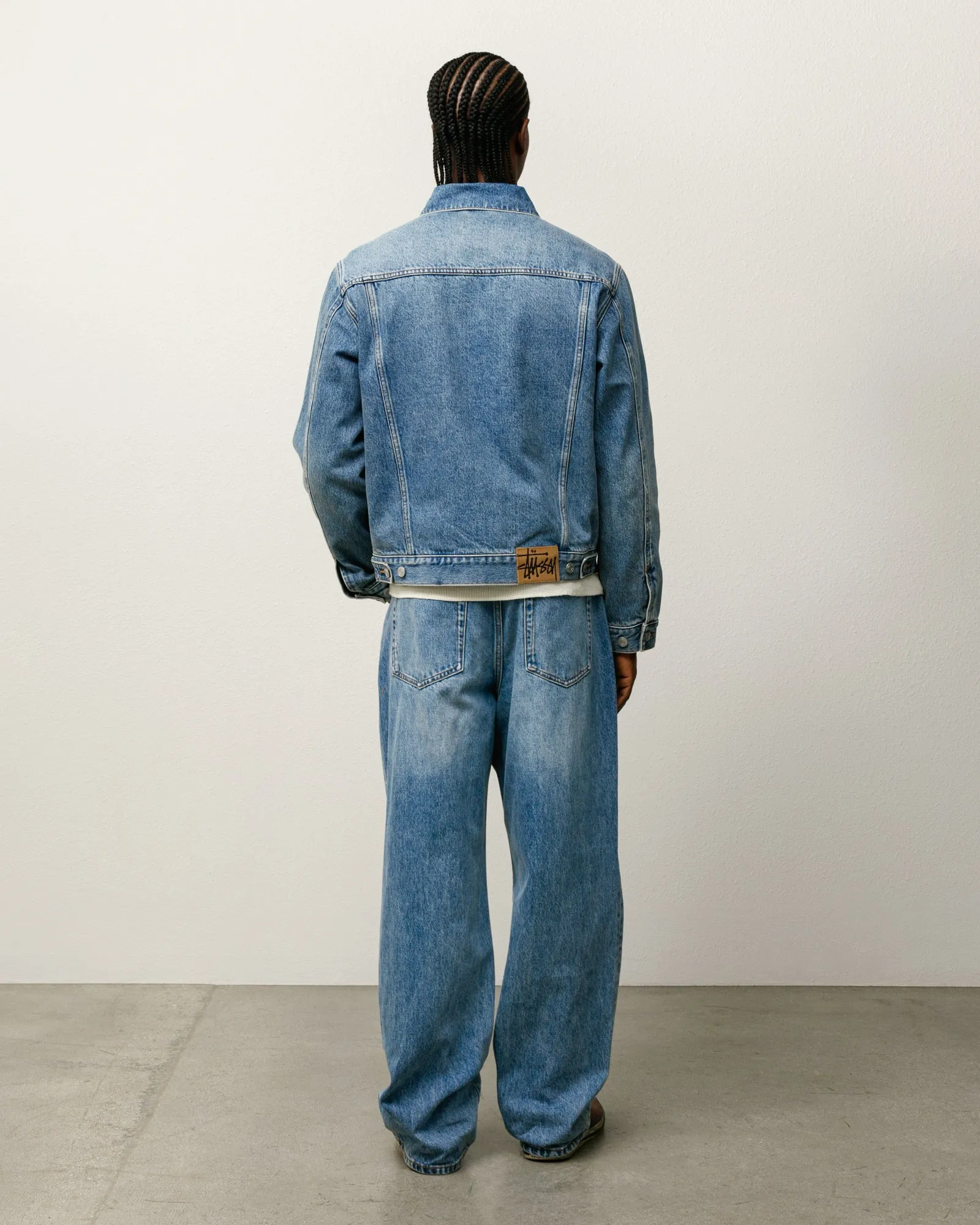 LINED DENIM TRUCKER JACKET sold by Stussy product image thumbnail 2