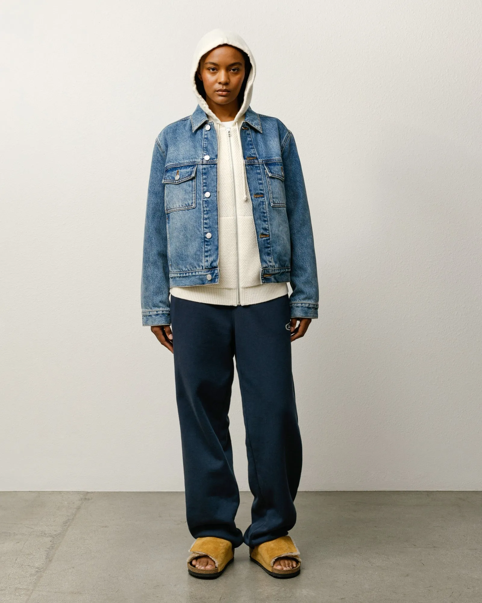 LINED DENIM TRUCKER JACKET sold by Stussy product image thumbnail 3
