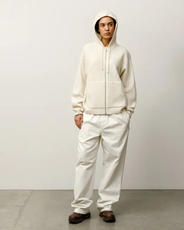 TEXTURED ZIP HOODED SWEATER sold by Stussy