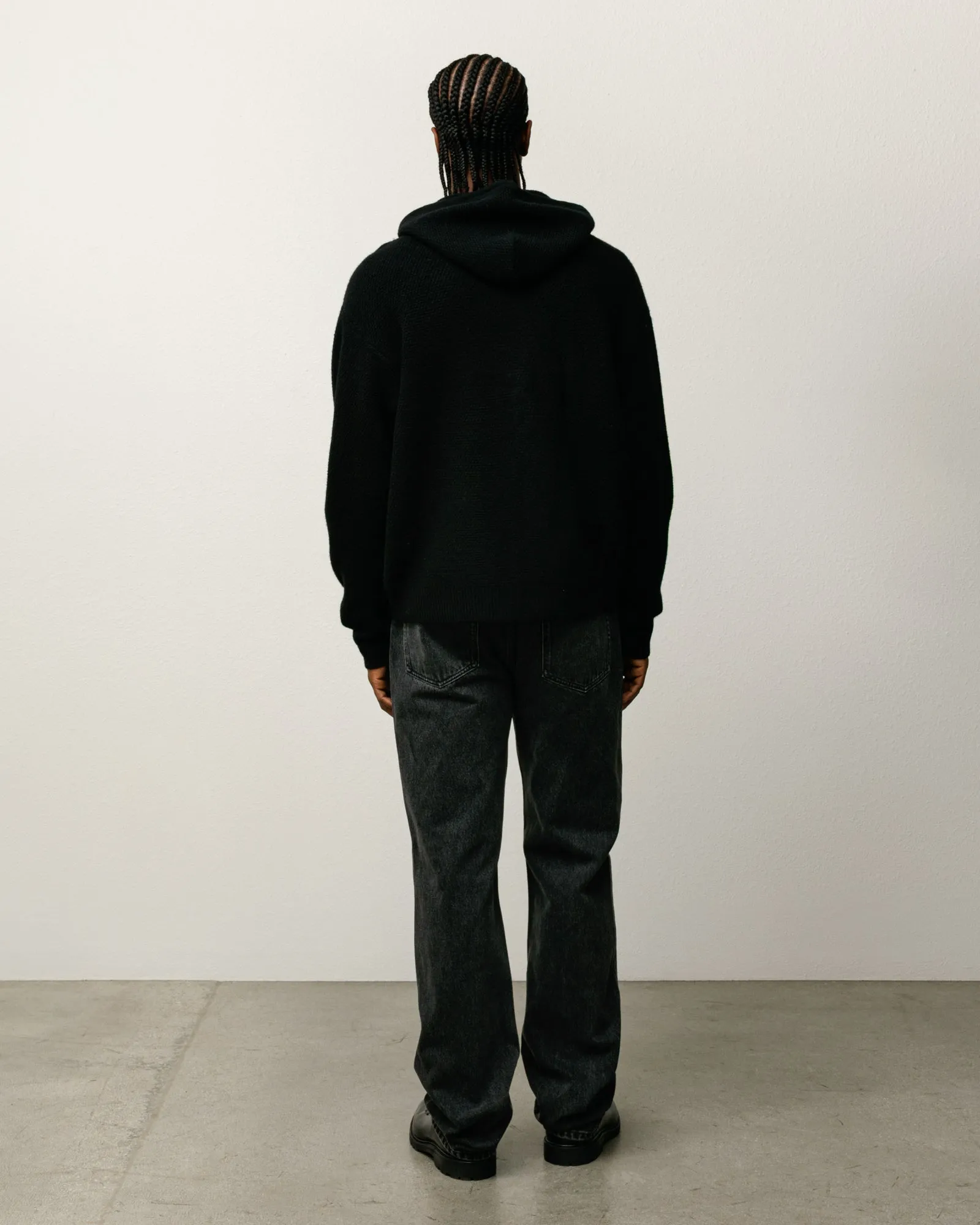 TEXTURED ZIP HOODED SWEATER sold by Stussy product image thumbnail 3