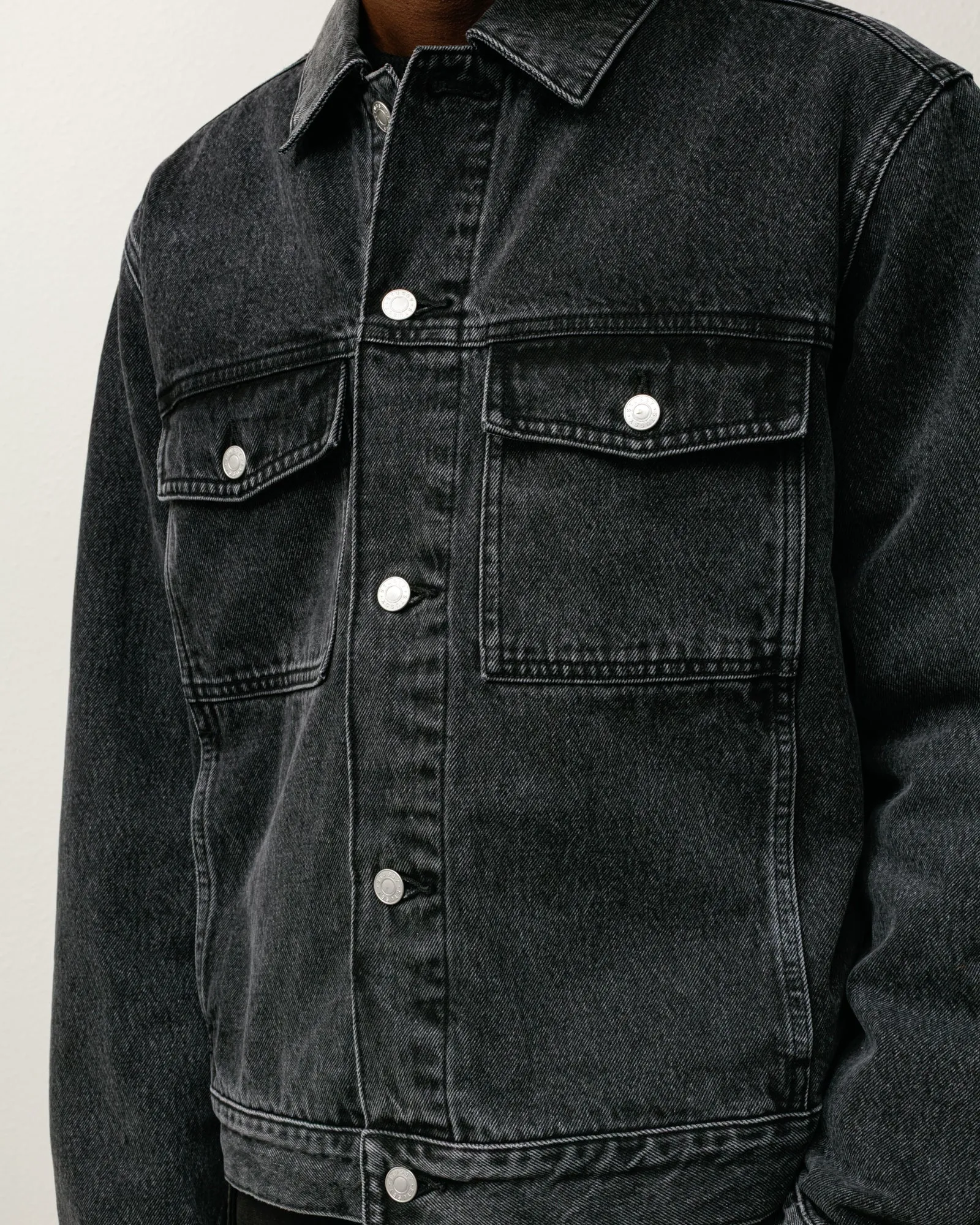 LINED DENIM TRUCKER JACKET sold by Stussy product image thumbnail 2