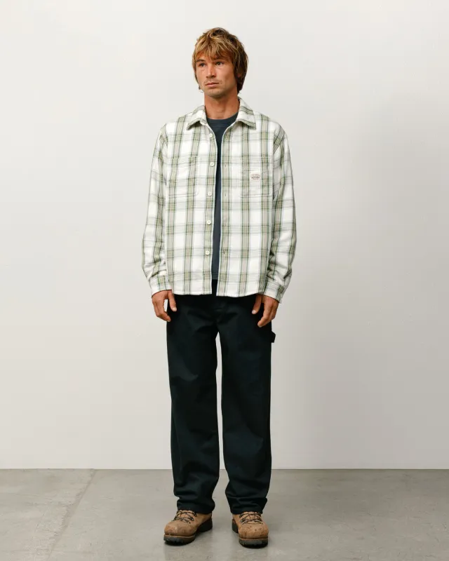 LAU PLAID SHIRT JACKET made by Stussy