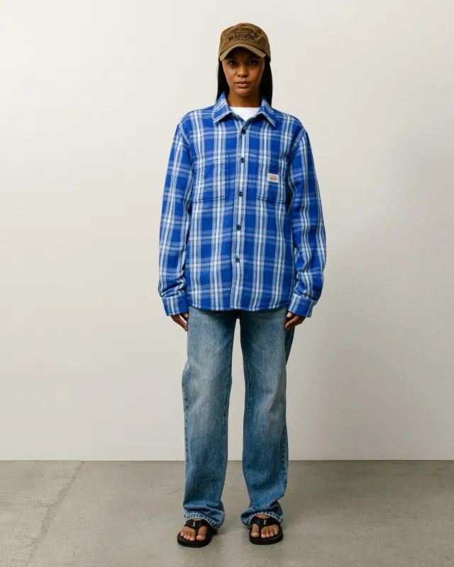 LAU PLAID SHIRT JACKET made by Stussy
