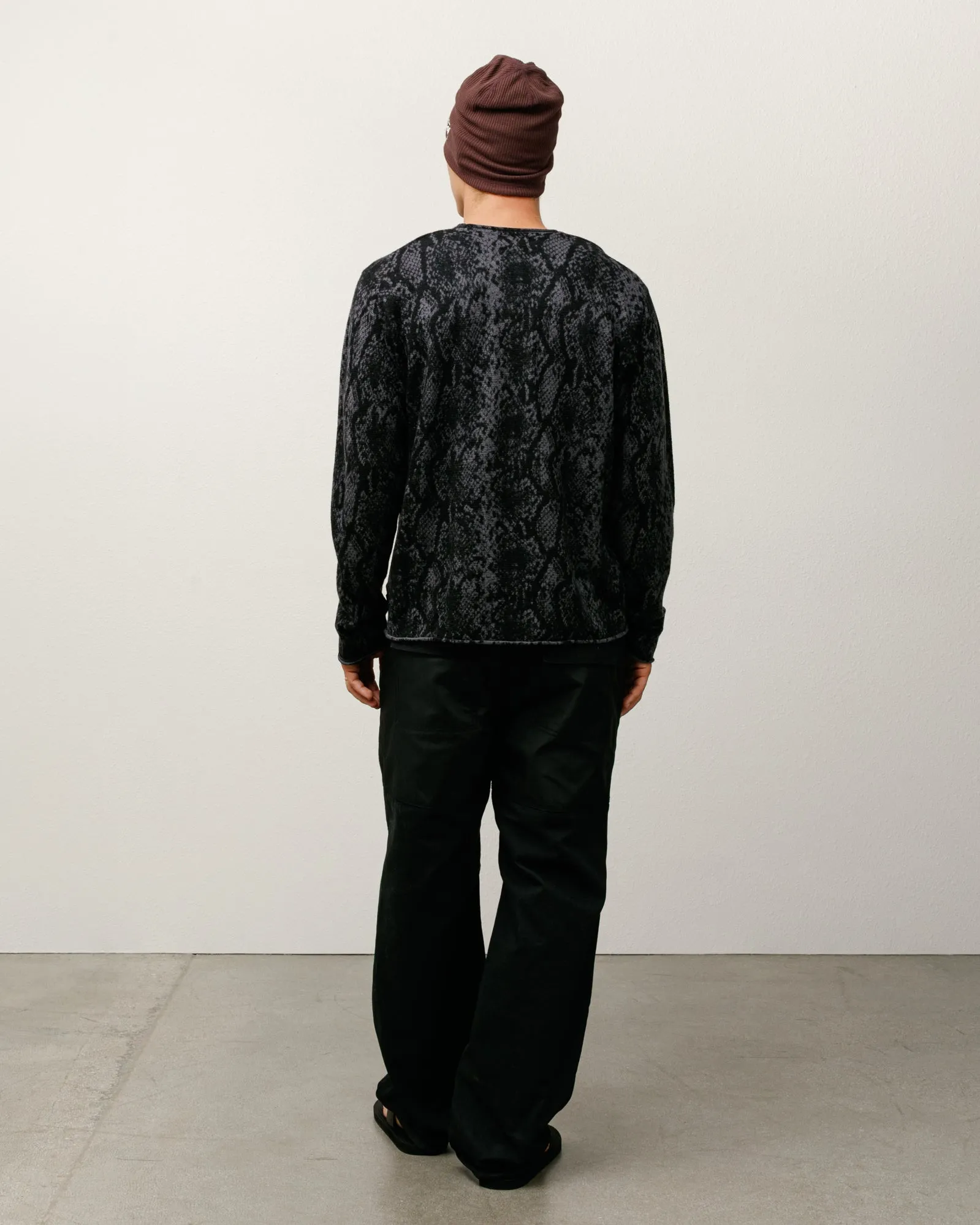 PYTHON FINE WOOL SWEATER sold by Stussy product image thumbnail 2
