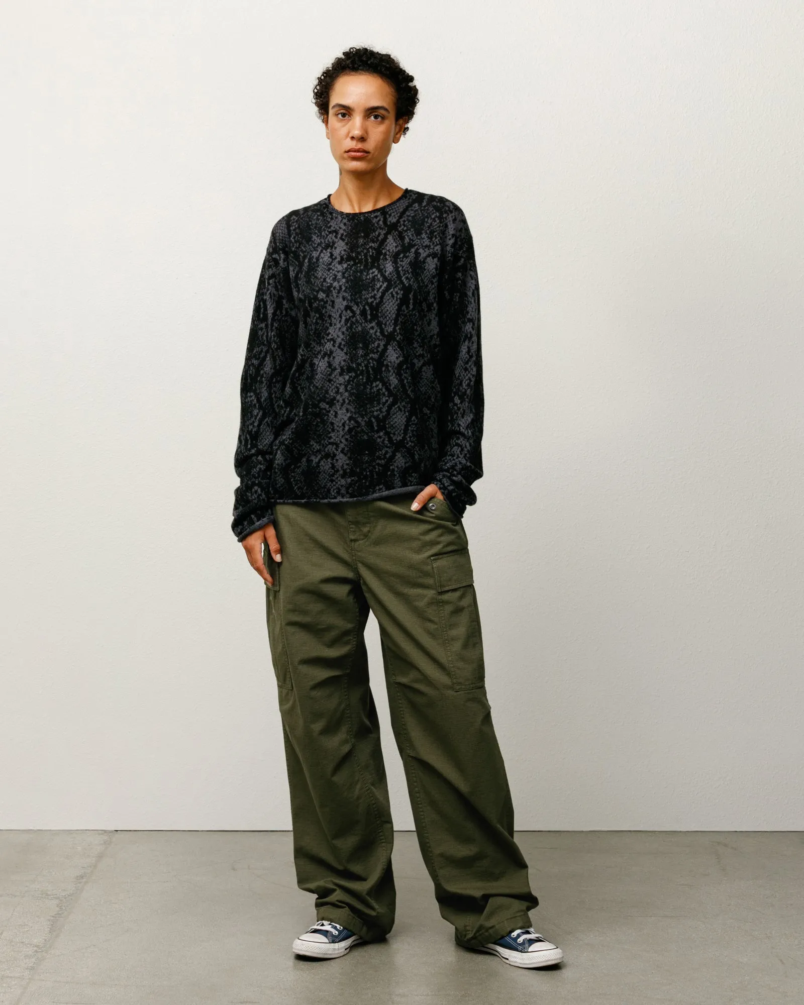 PYTHON FINE WOOL SWEATER sold by Stussy product image thumbnail 3