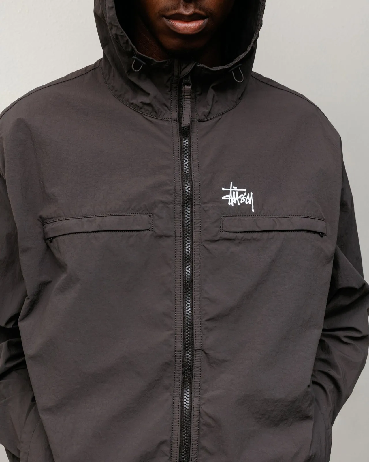 LIGHTWEIGHT HOODED JACKET sold by Stussy product image thumbnail 2