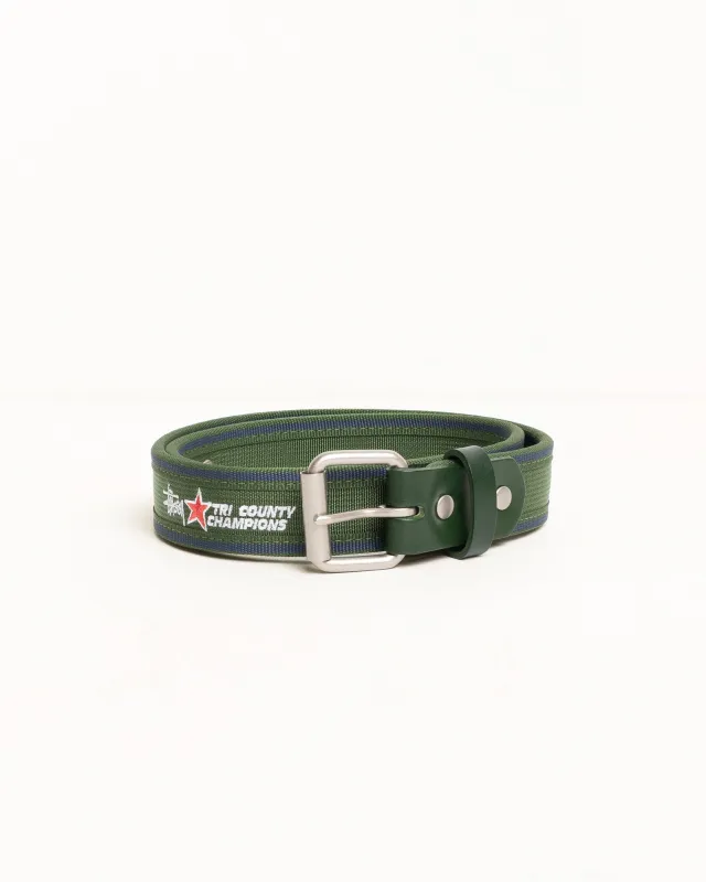 TRI COUNTY WEBBING BELT made by Stussy