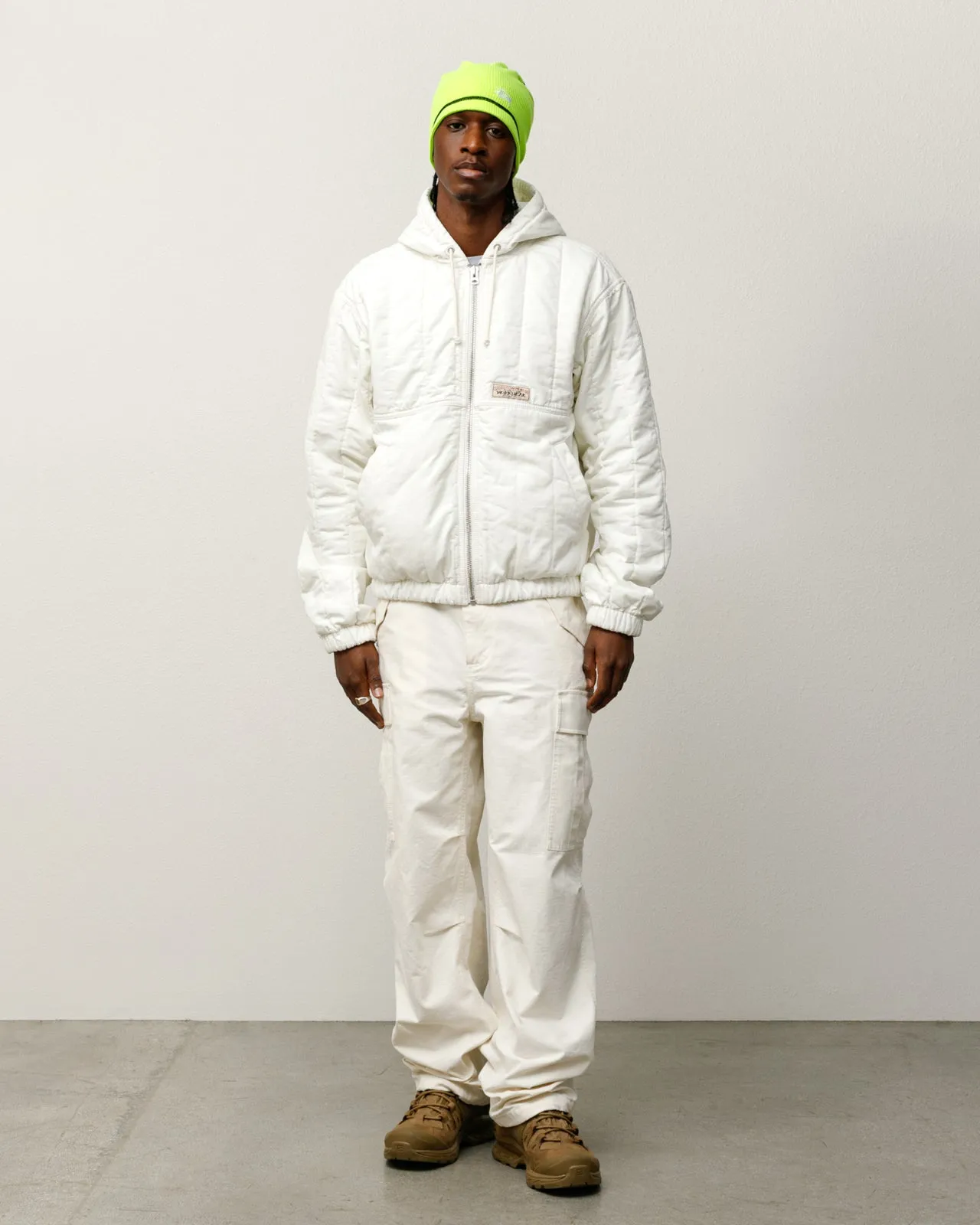 QUILTED CANVAS WORK JACKET sold by Stussy