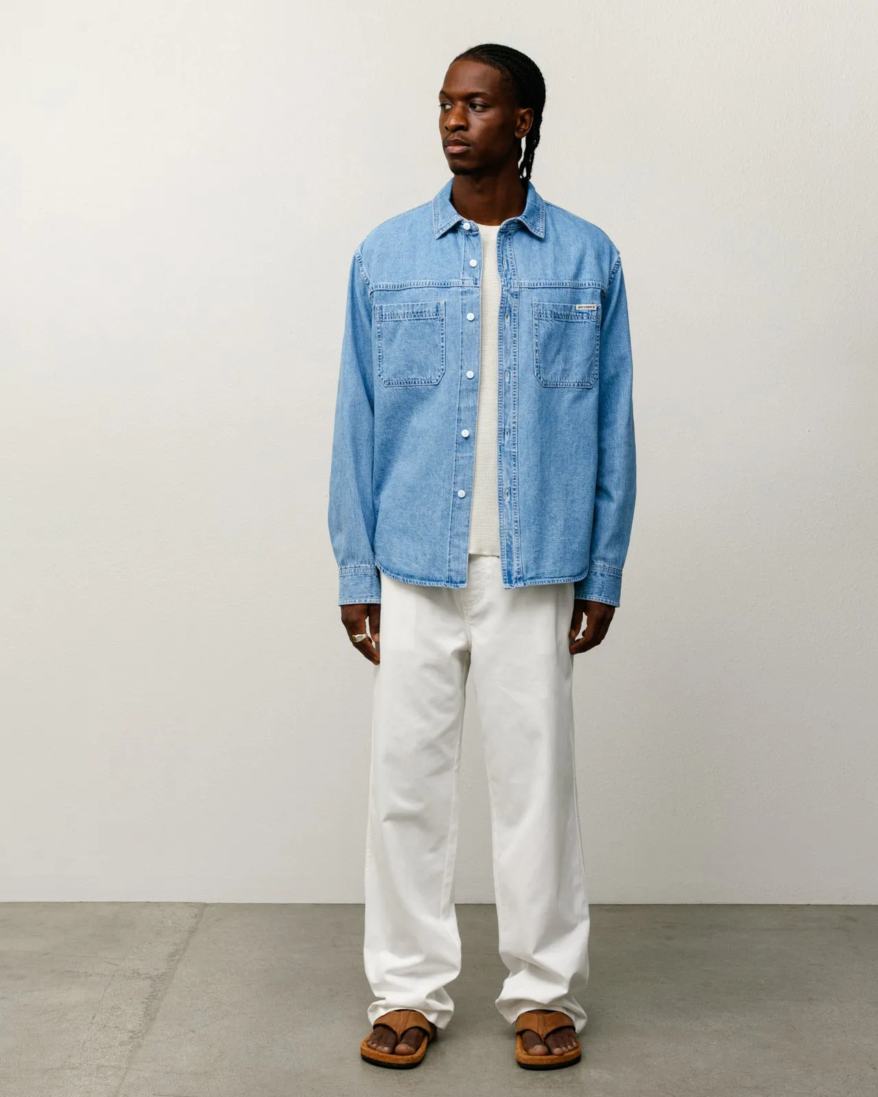 WORK DENIM SHIRT sold by Stussy