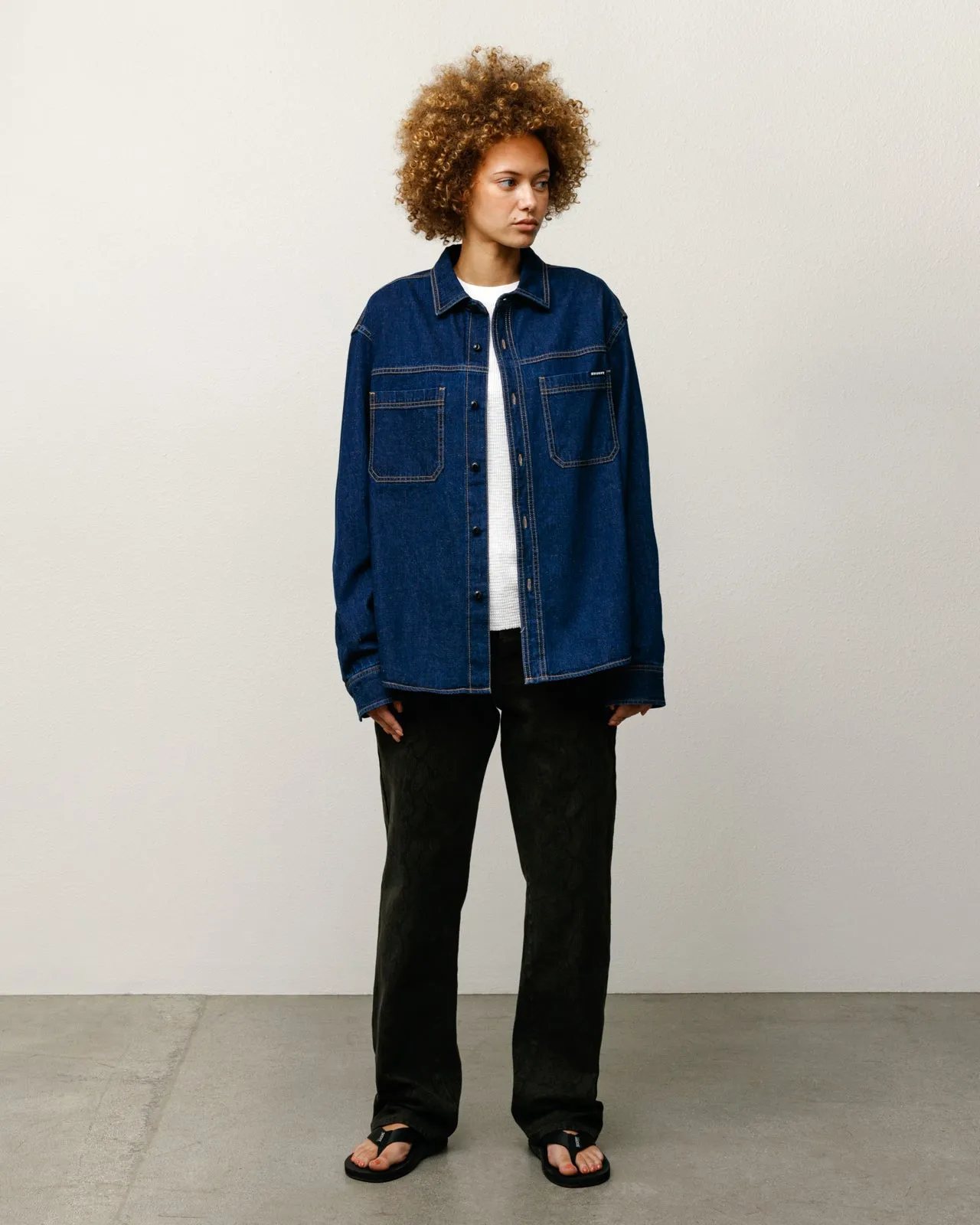 WORK DENIM SHIRT sold by Stussy product image thumbnail 3