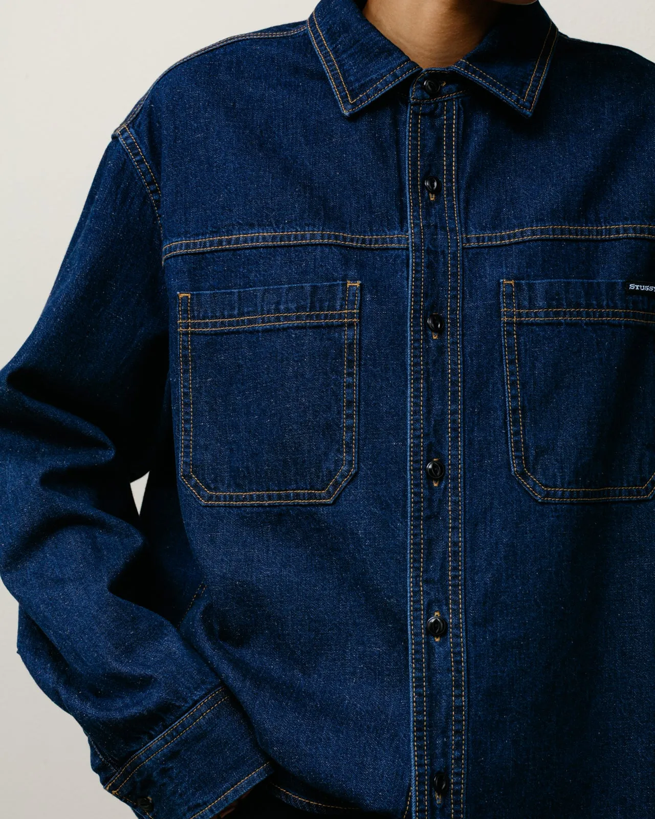 WORK DENIM SHIRT sold by Stussy product image thumbnail 4