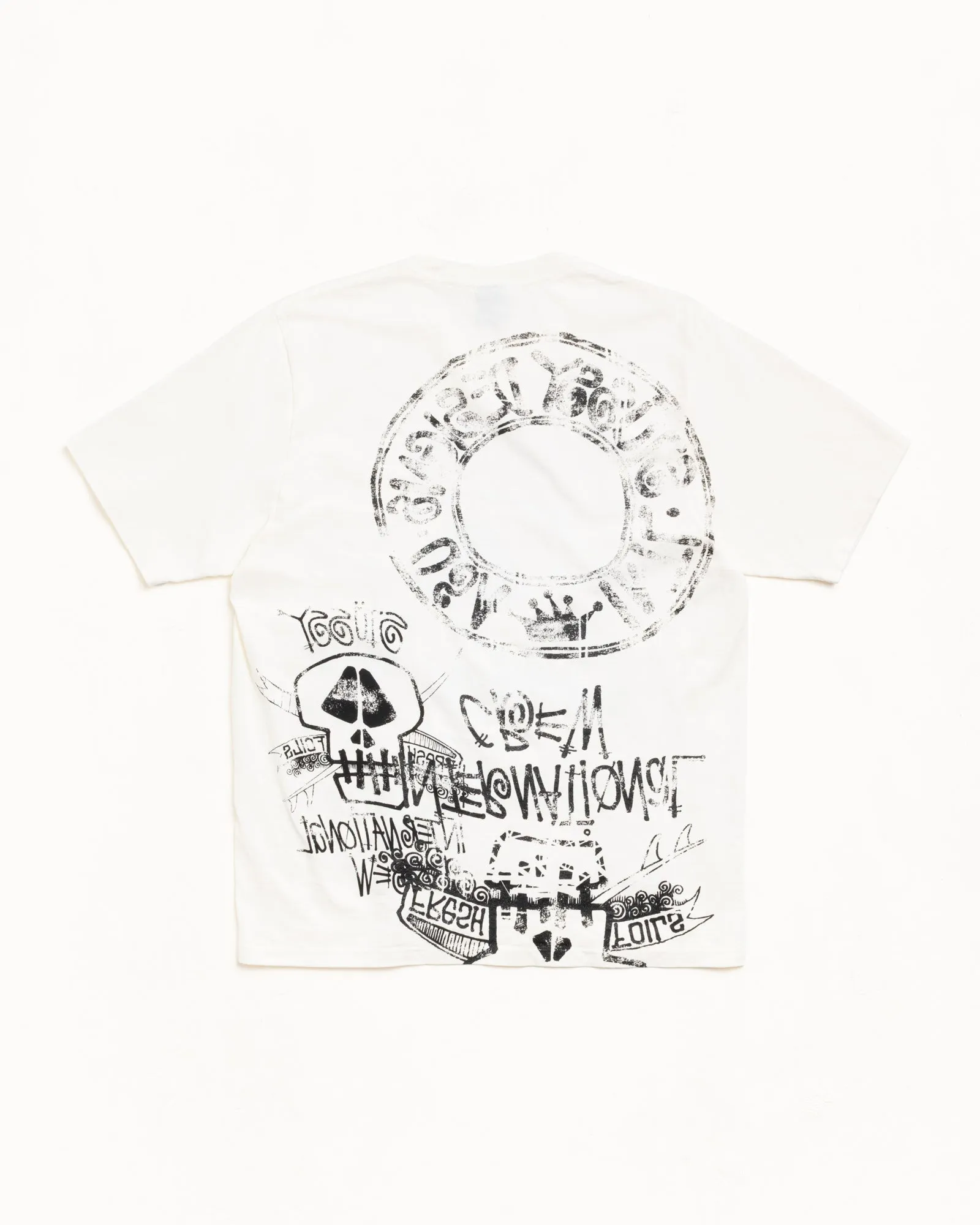 SKULLS TEE PIGMENT DYED sold by Stussy product image thumbnail 2