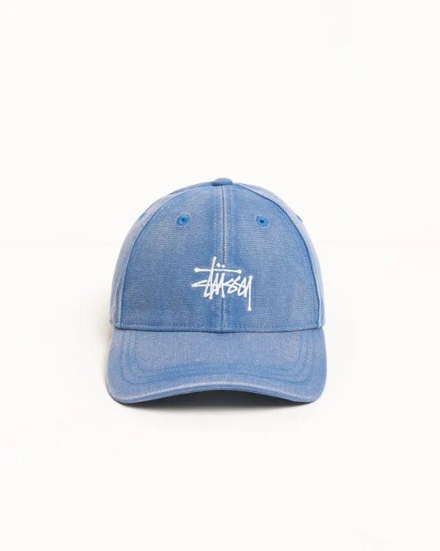 BASIC STÜSSY CAP WASHED CANVAS sold by Stussy