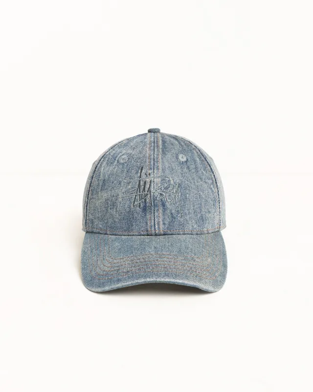 LOW PROFILE DENIM STRAPBACK sold by Stussy