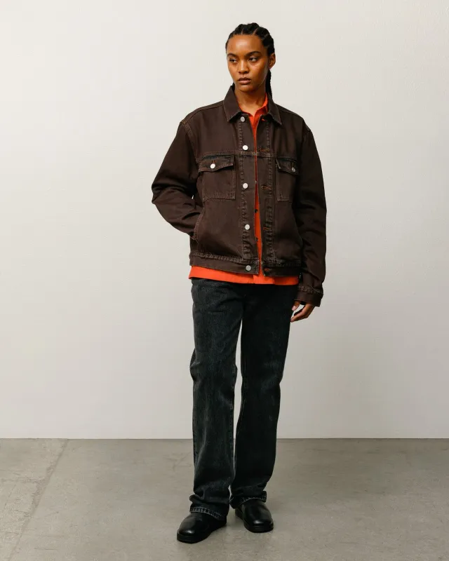 LINED DENIM TRUCKER JACKET sold by Stussy