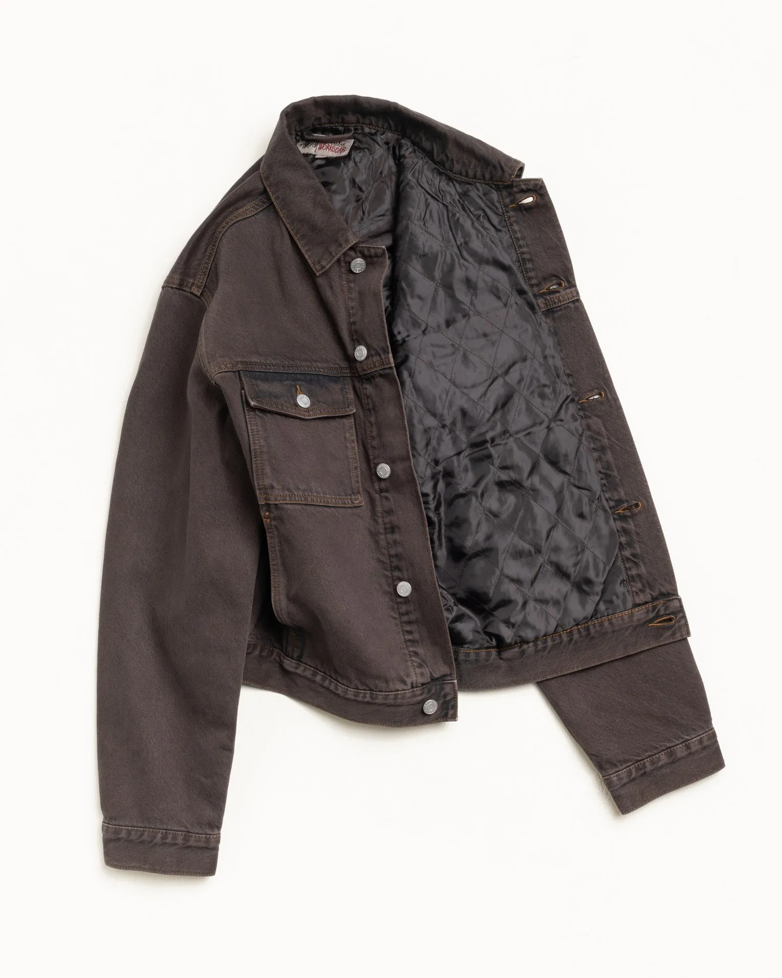 LINED DENIM TRUCKER JACKET sold by Stussy product image thumbnail 4