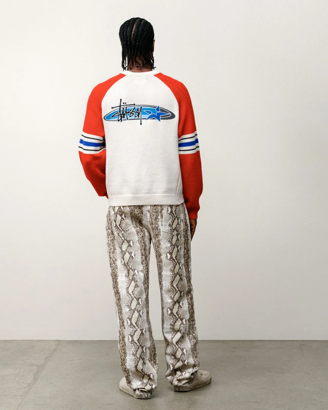 STRIPE RAGLAN CREW sold by Stussy product image thumbnail 2