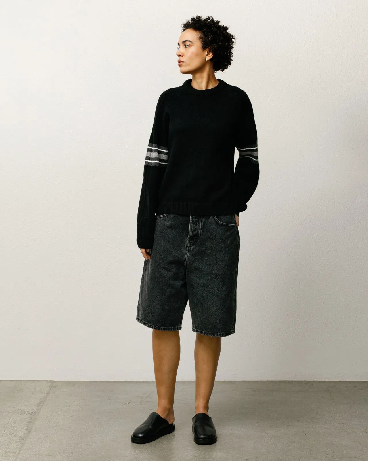 STRIPE RAGLAN CREW sold by Stussy product image thumbnail 3