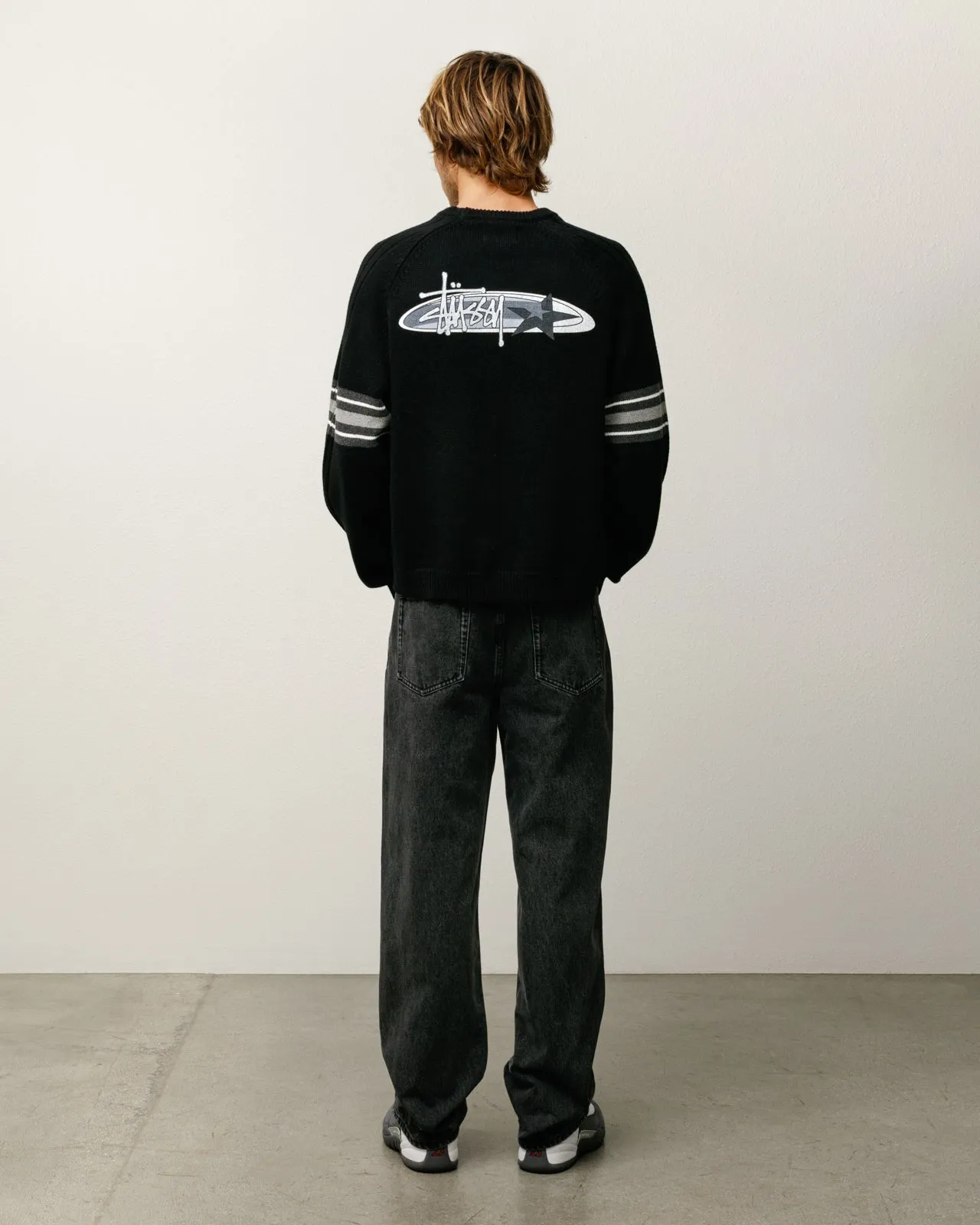 STRIPE RAGLAN CREW sold by Stussy product image thumbnail 2