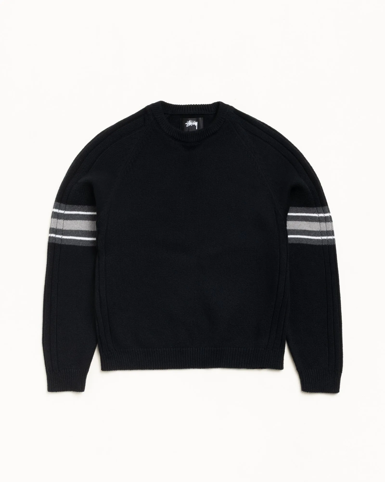 STRIPE RAGLAN CREW sold by Stussy product image thumbnail 5